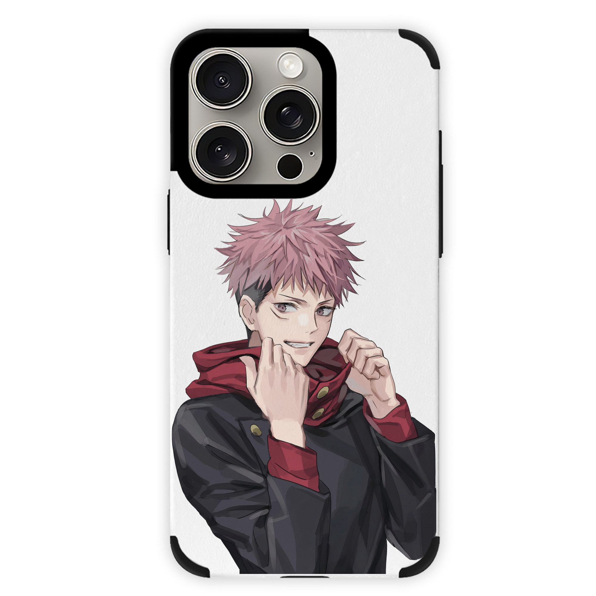 （画像用） 呪術廻戦 Jujutsu Kaisen 【iPhone15ProMax対応】 PUレザー スマホケース 耐衝撃＆黄変防止