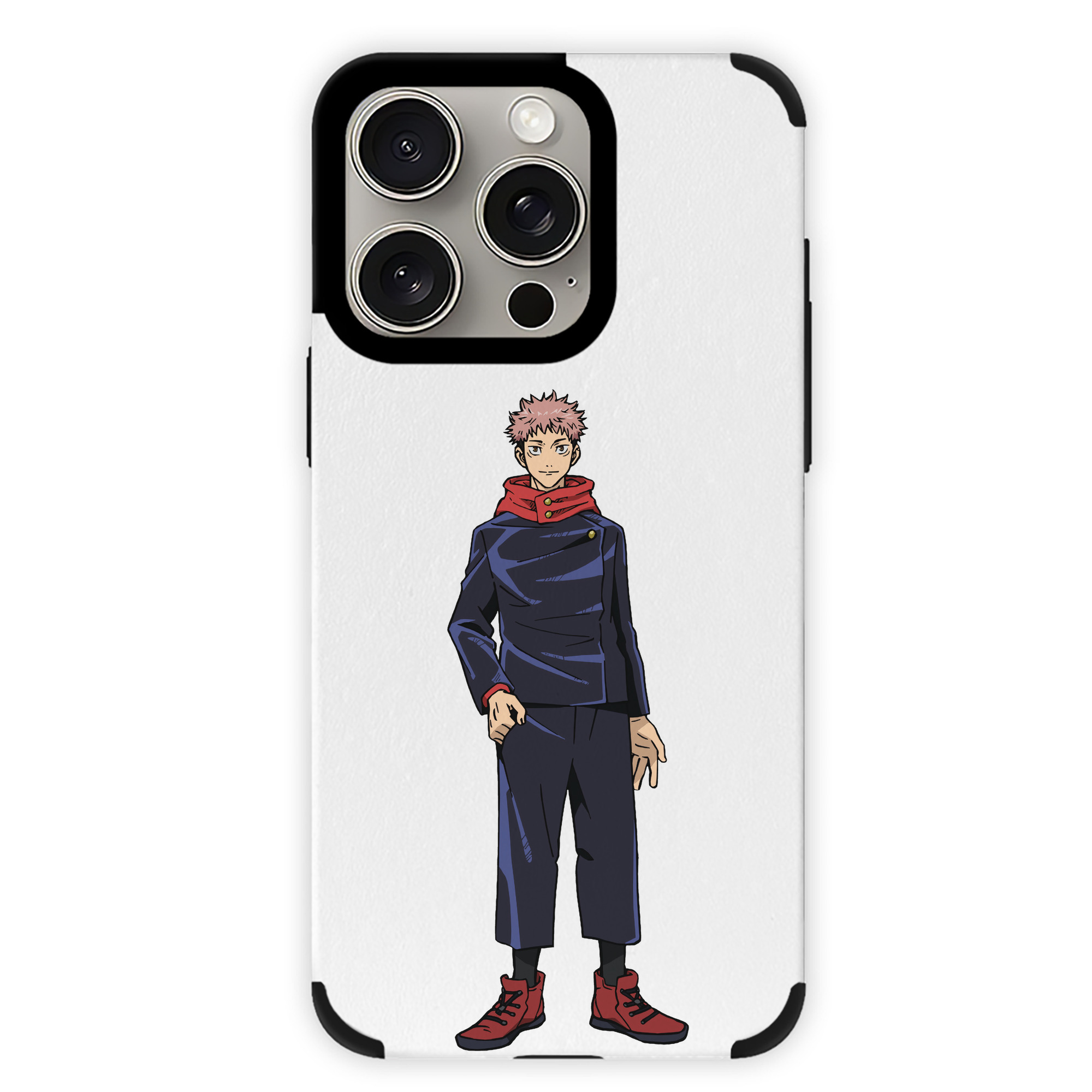 （画像用） 呪術廻戦 Jujutsu Kaisen 【iPhone15ProMax対応】 PUレザー スマホケース 耐衝撃＆黄変防止