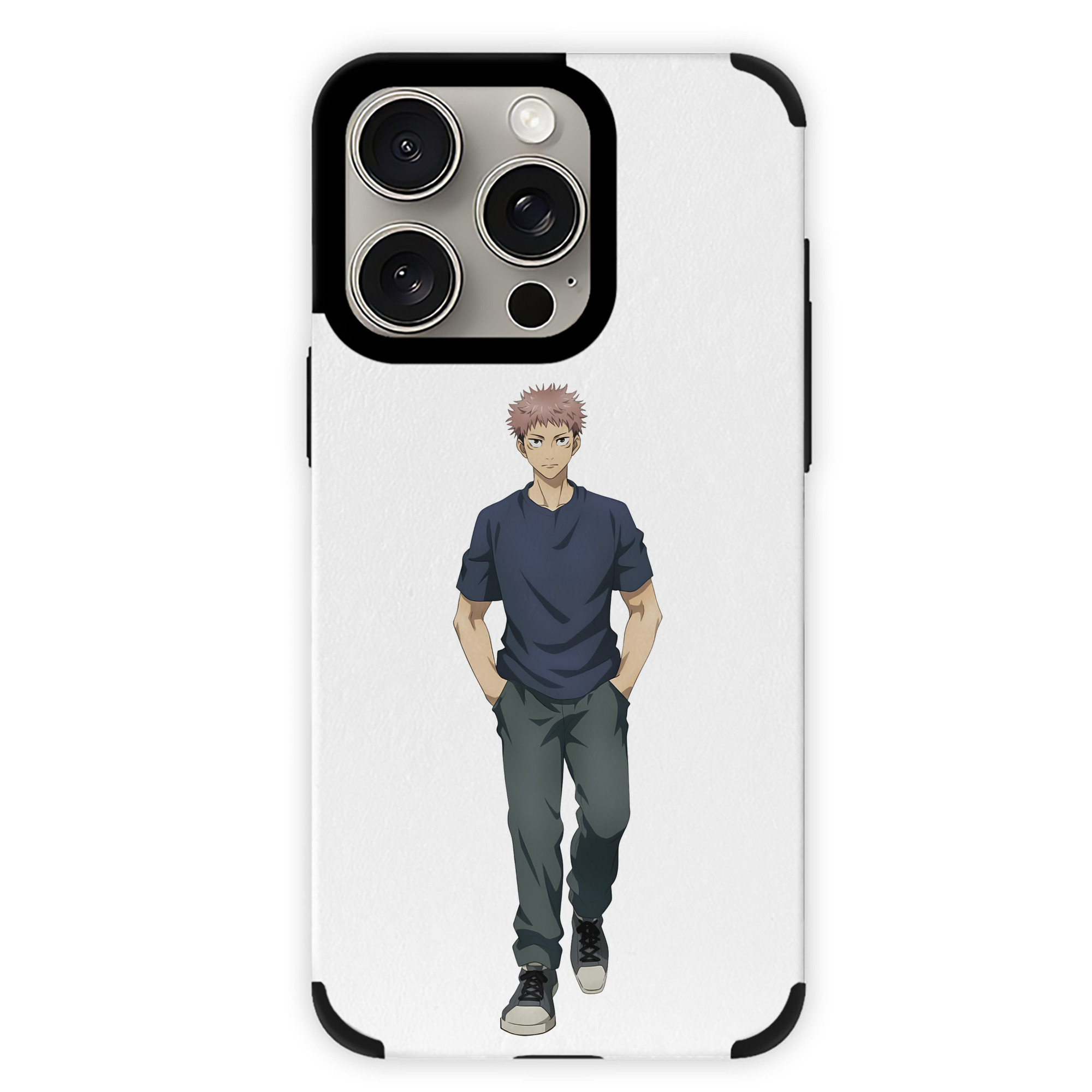 （画像用） 呪術廻戦 Jujutsu Kaisen 【iPhone15ProMax対応】 PUレザー スマホケース 耐衝撃＆黄変防止