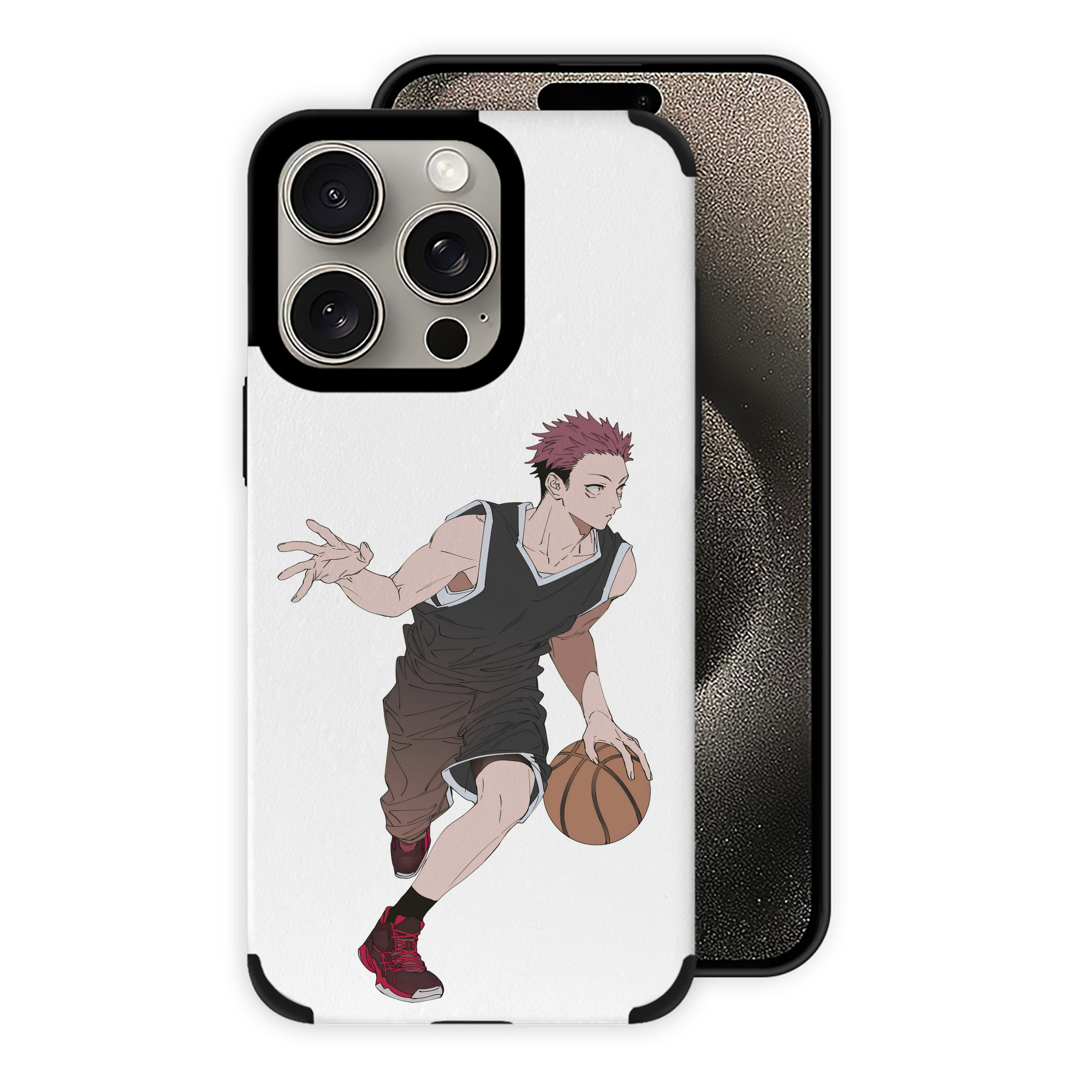 （画像用） 呪術廻戦 Jujutsu Kaisen 【iPhone15ProMax対応】 PUレザー スマホケース 耐衝撃＆黄変防止