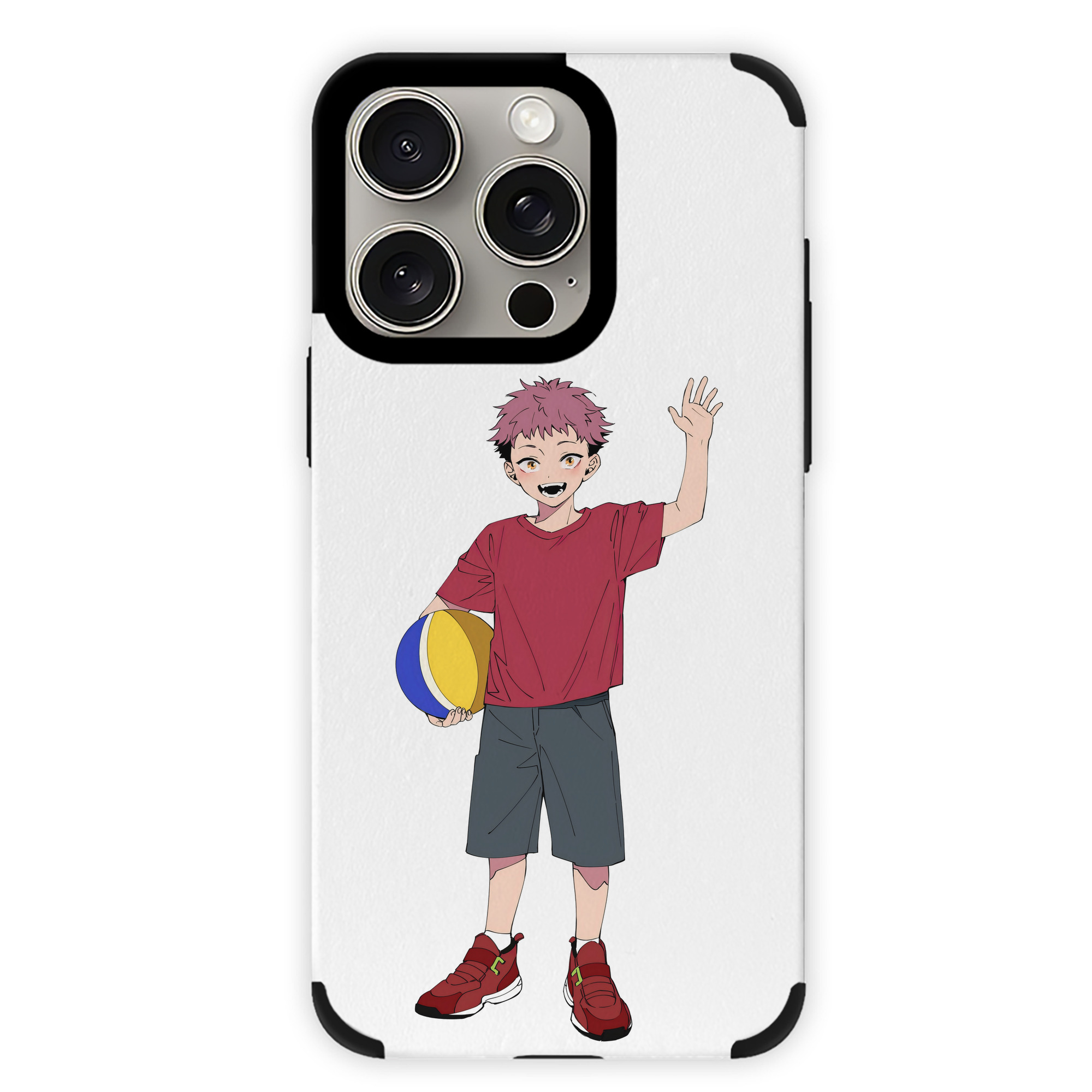 （画像用） 呪術廻戦 Jujutsu Kaisen 【iPhone15ProMax対応】 PUレザー スマホケース 耐衝撃＆黄変防止