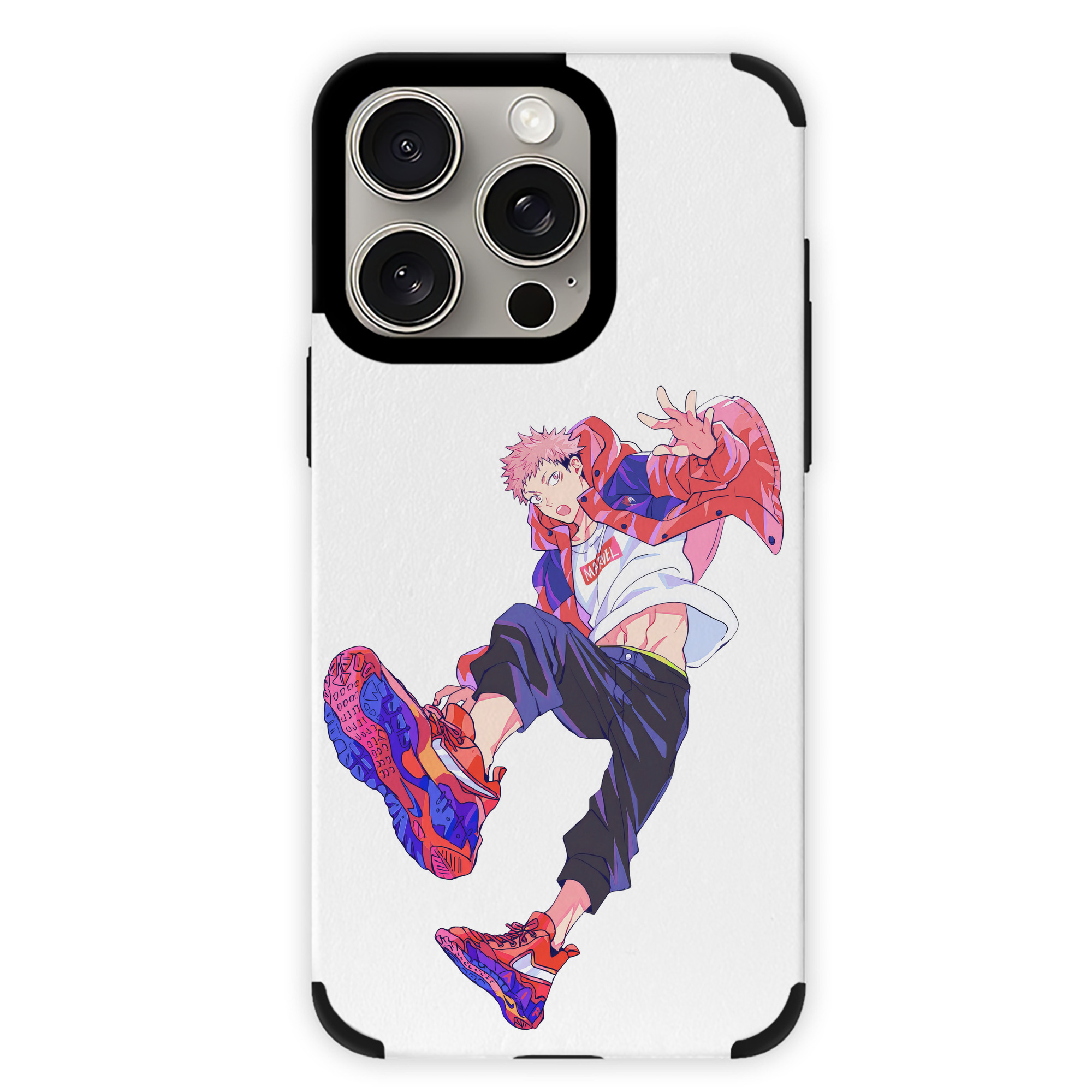 （画像用） 呪術廻戦 Jujutsu Kaisen 【iPhone15ProMax対応】 PUレザー スマホケース 耐衝撃＆黄変防止