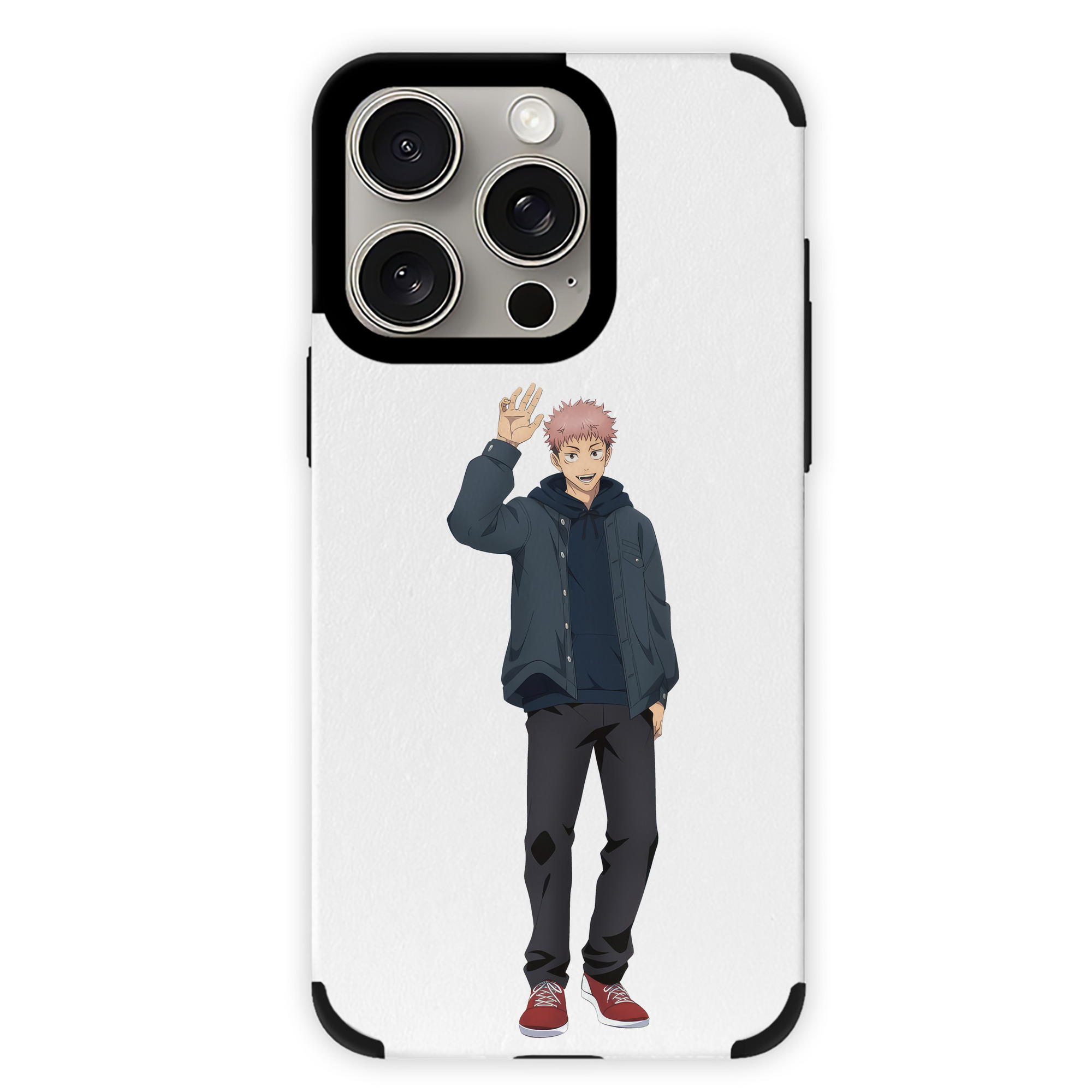 （画像用） 呪術廻戦 Jujutsu Kaisen 【iPhone15ProMax対応】 PUレザー スマホケース 耐衝撃＆黄変防止