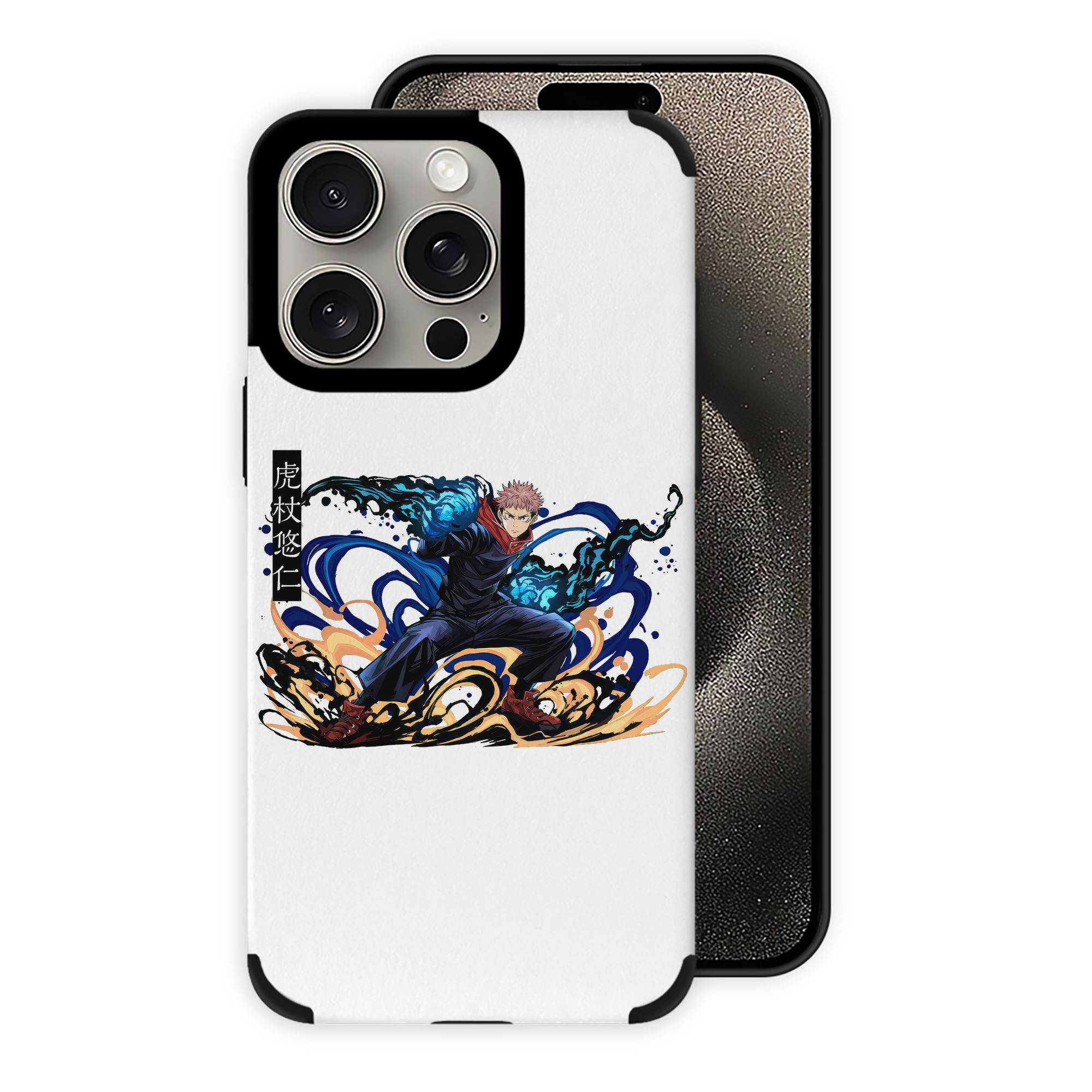 （画像用） 呪術廻戦 Jujutsu Kaisen 【iPhone15ProMax対応】 PUレザー スマホケース 耐衝撃＆黄変防止