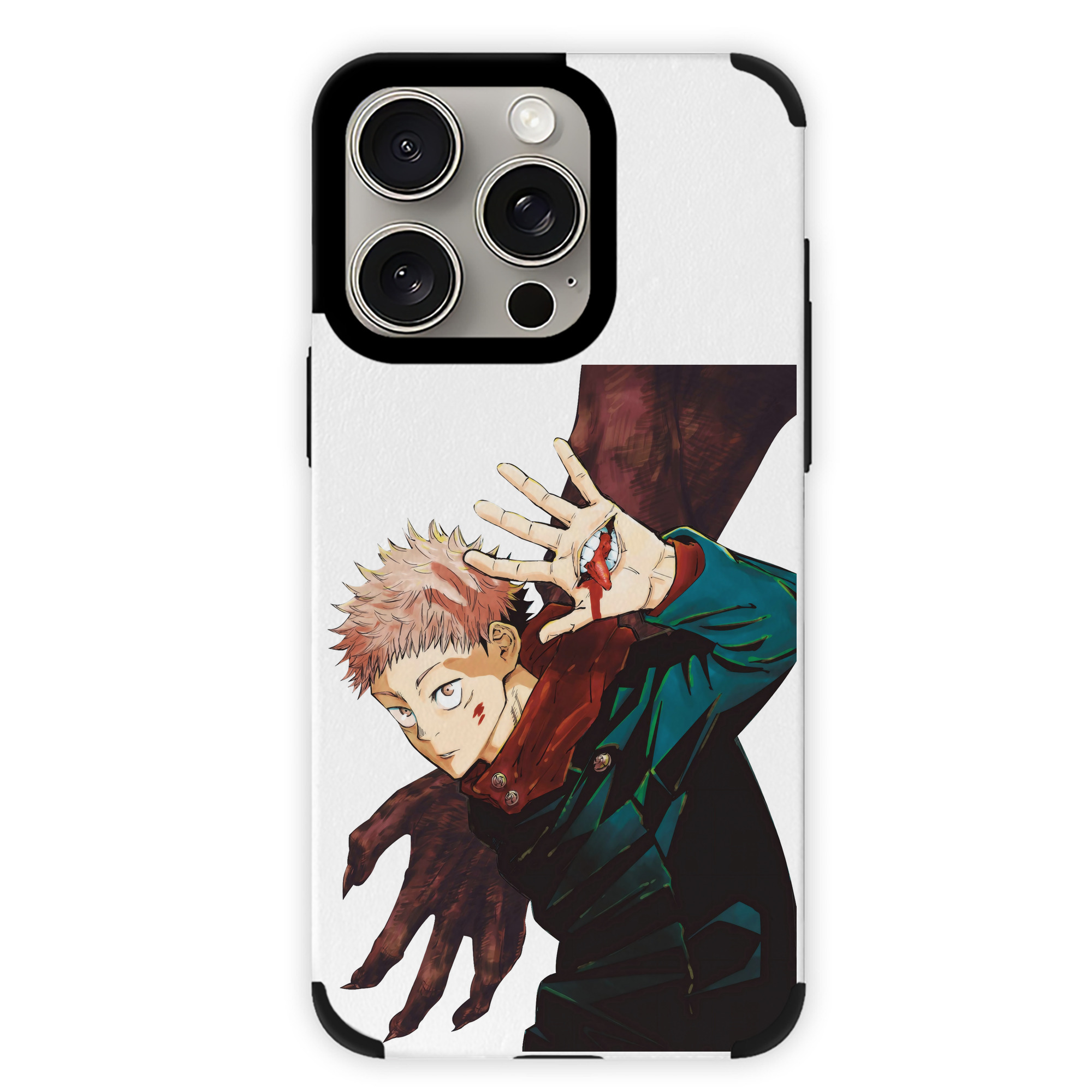 （画像用） 呪術廻戦 Jujutsu Kaisen 【iPhone15ProMax対応】 PUレザー スマホケース 耐衝撃＆黄変防止