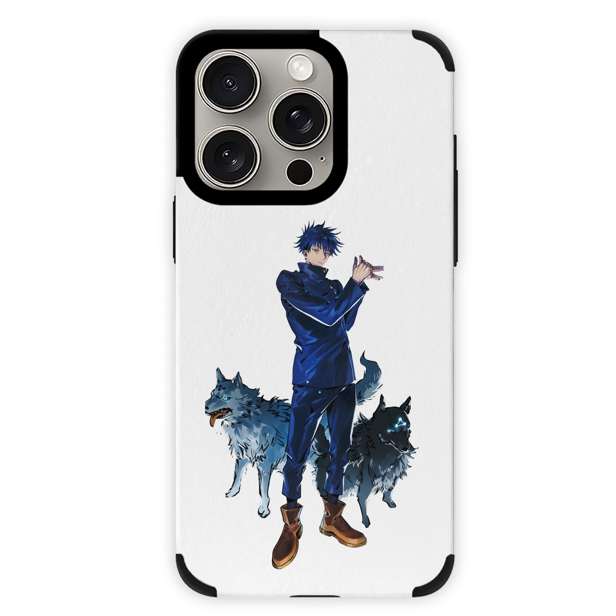 （画像用） 呪術廻戦 Jujutsu Kaisen 【iPhone15ProMax対応】 PUレザー スマホケース 耐衝撃＆黄変防止
