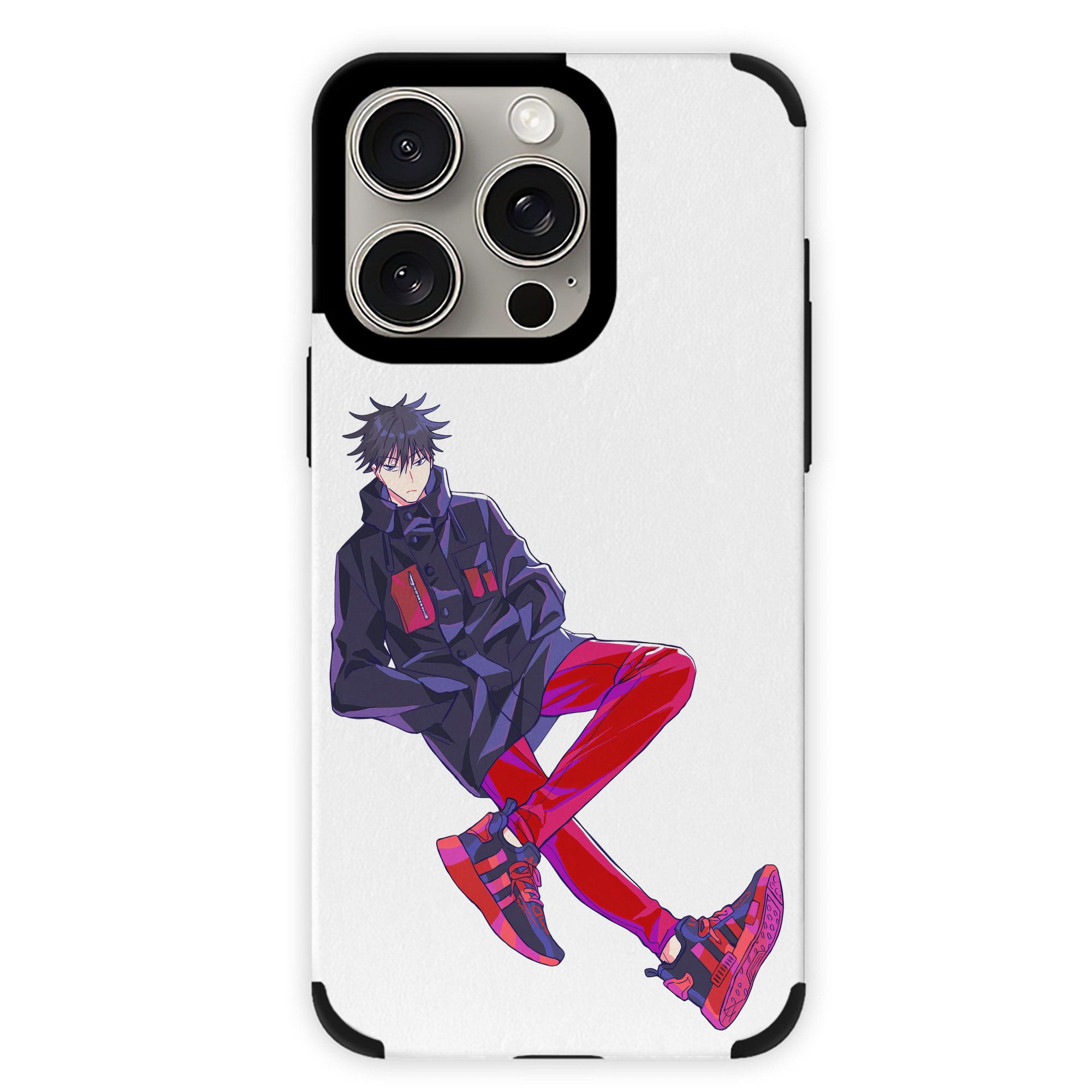（画像用） 呪術廻戦 Jujutsu Kaisen 【iPhone15ProMax対応】 PUレザー スマホケース 耐衝撃＆黄変防止