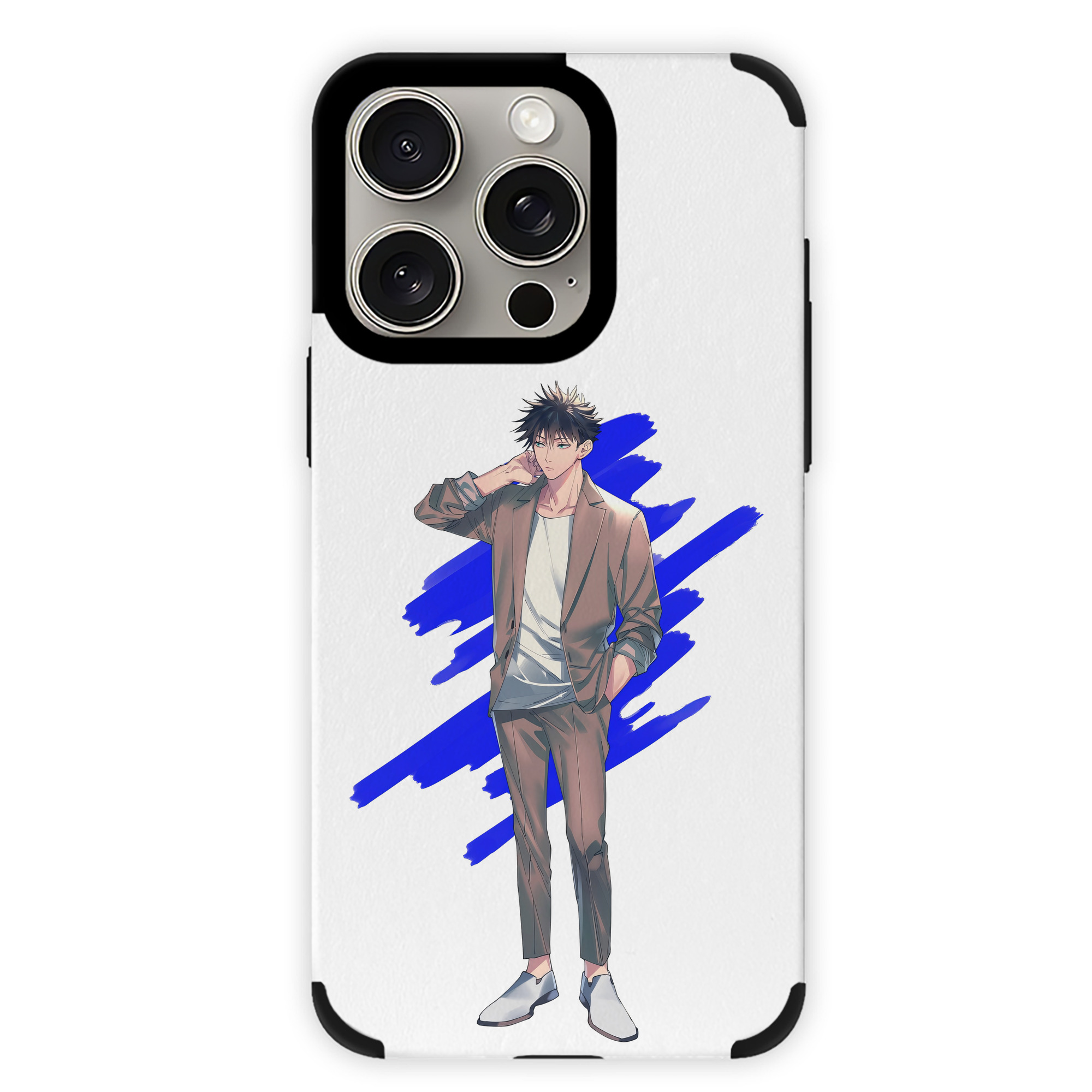 （画像用） 呪術廻戦 Jujutsu Kaisen 【iPhone15ProMax対応】 PUレザー スマホケース 耐衝撃＆黄変防止