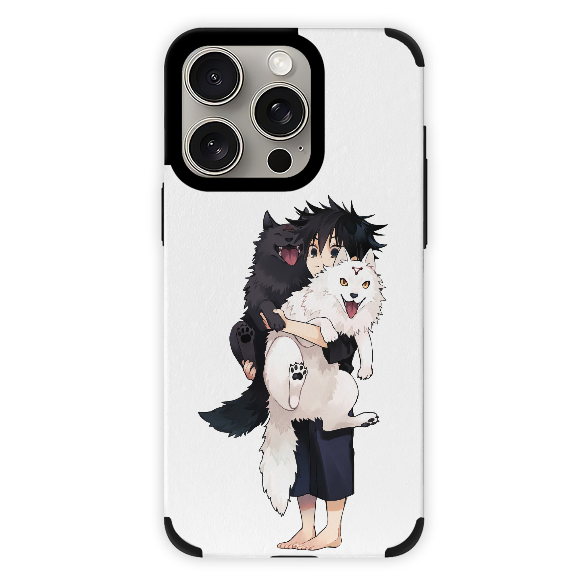 （画像用） 呪術廻戦 Jujutsu Kaisen 【iPhone15ProMax対応】 PUレザー スマホケース 耐衝撃＆黄変防止