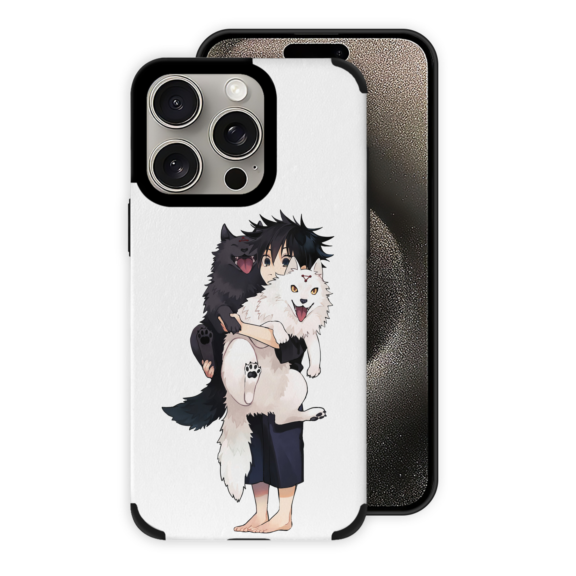 （画像用） 呪術廻戦 Jujutsu Kaisen 【iPhone15ProMax対応】 PUレザー スマホケース 耐衝撃＆黄変防止