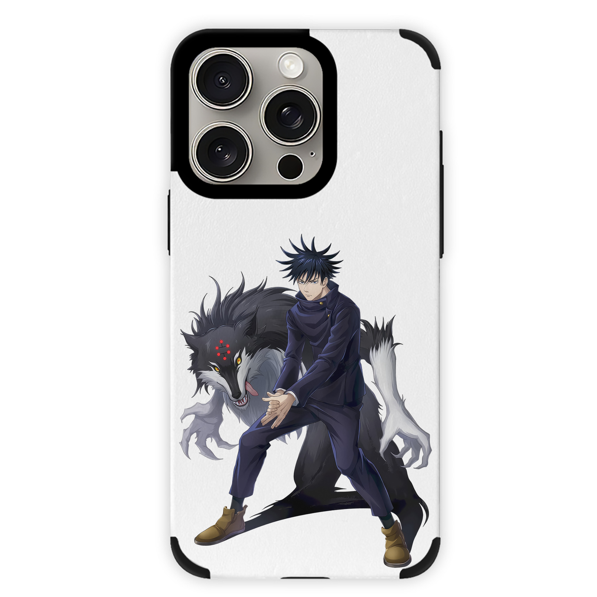 （画像用） 呪術廻戦 Jujutsu Kaisen 【iPhone15ProMax対応】 PUレザー スマホケース 耐衝撃＆黄変防止
