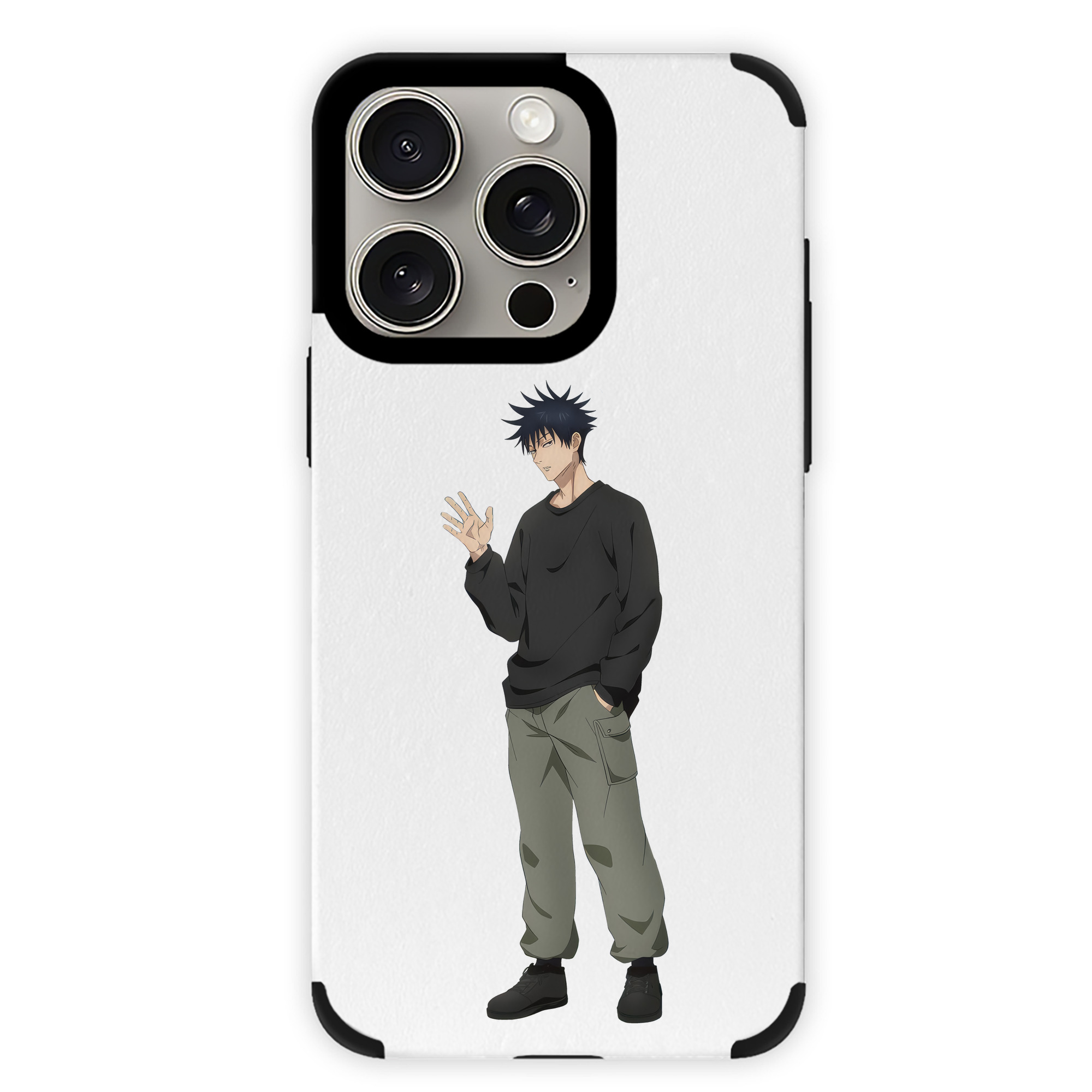（画像用） 呪術廻戦 Jujutsu Kaisen 【iPhone15ProMax対応】 PUレザー スマホケース 耐衝撃＆黄変防止