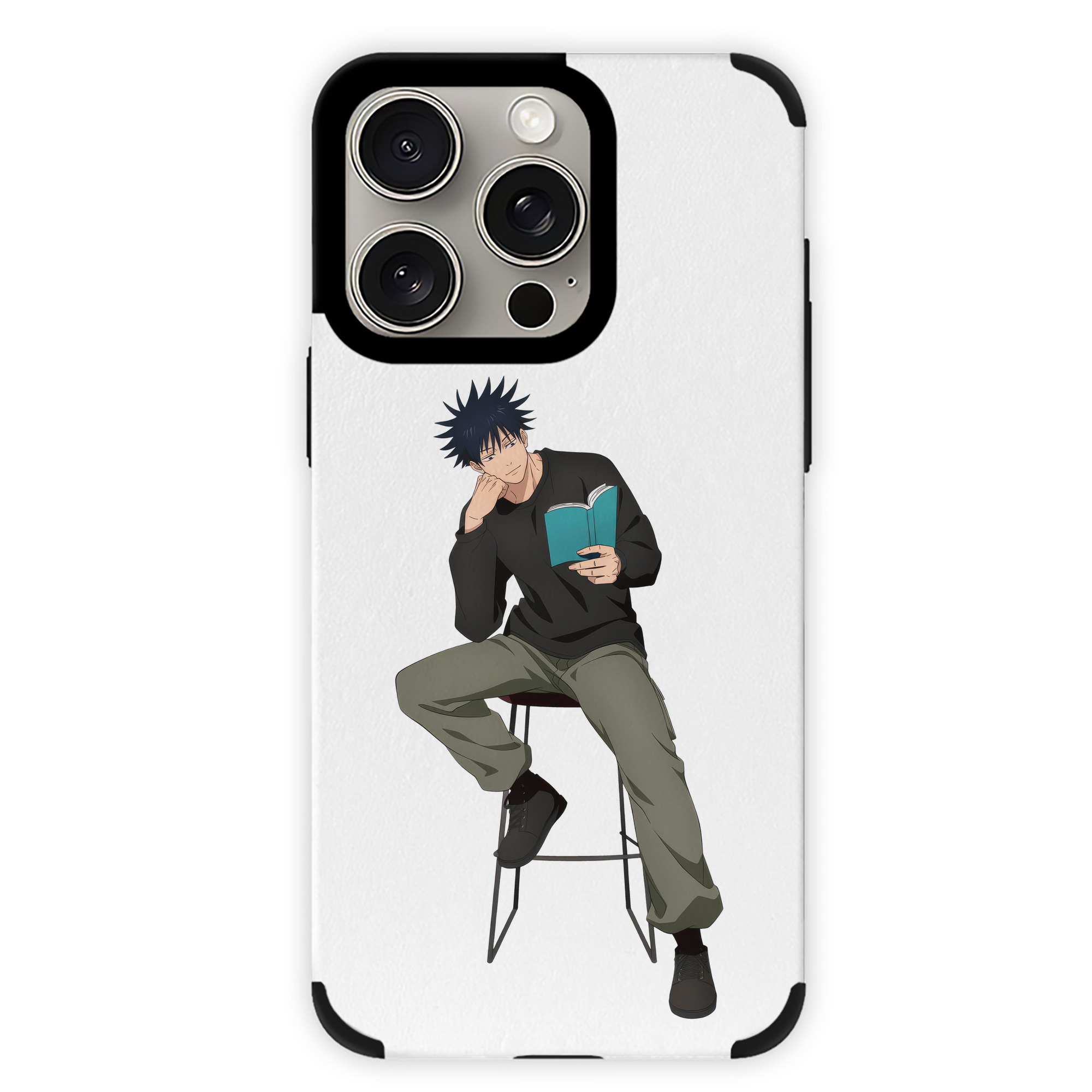 （画像用） 呪術廻戦 Jujutsu Kaisen 【iPhone15ProMax対応】 PUレザー スマホケース 耐衝撃＆黄変防止