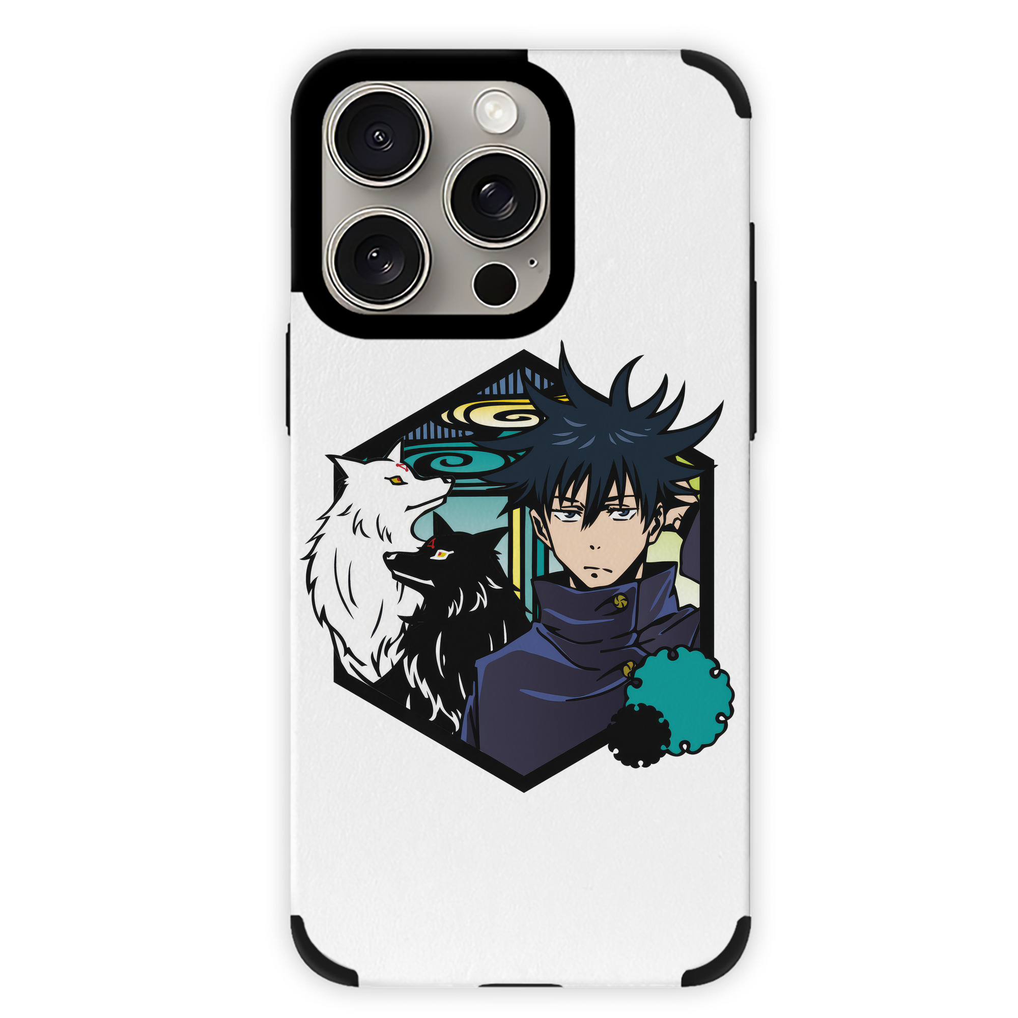 （画像用） 呪術廻戦 Jujutsu Kaisen 【iPhone15ProMax対応】 PUレザー スマホケース 耐衝撃＆黄変防止