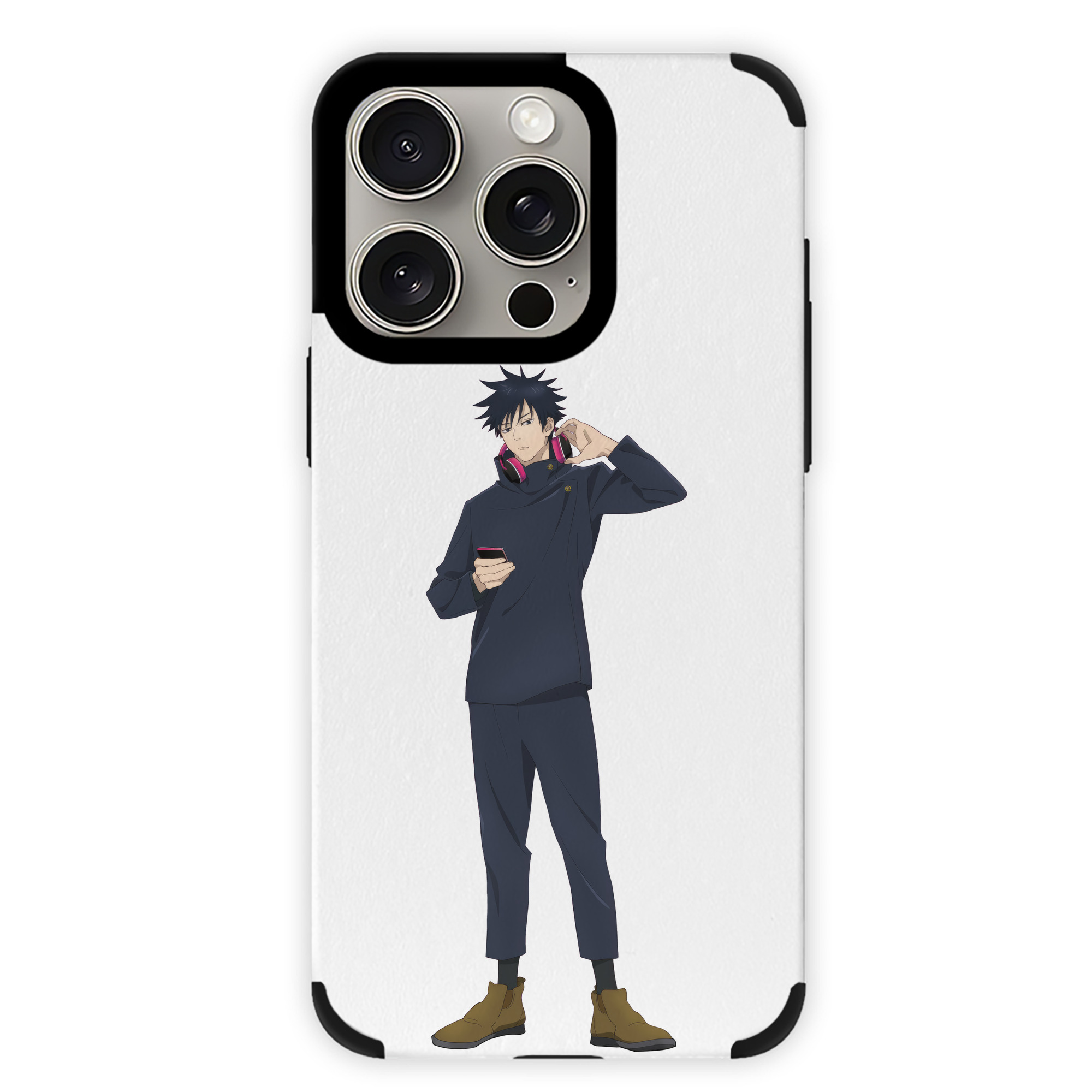 （画像用） 呪術廻戦 Jujutsu Kaisen 【iPhone15ProMax対応】 PUレザー スマホケース 耐衝撃＆黄変防止