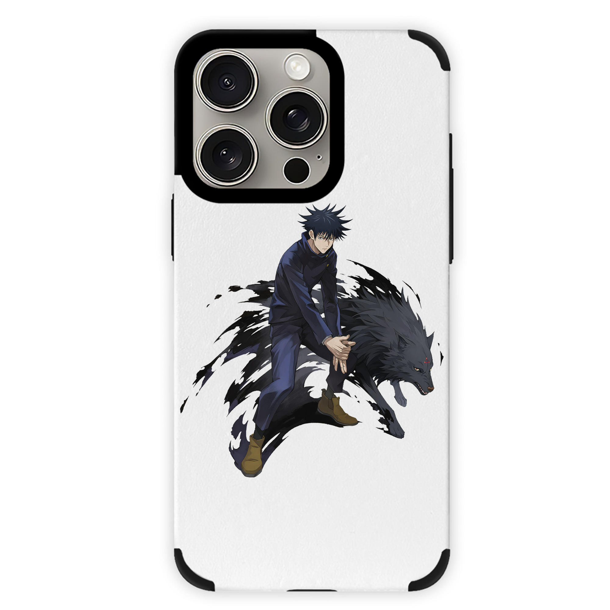 （画像用） 呪術廻戦 Jujutsu Kaisen 【iPhone15ProMax対応】 PUレザー スマホケース 耐衝撃＆黄変防止