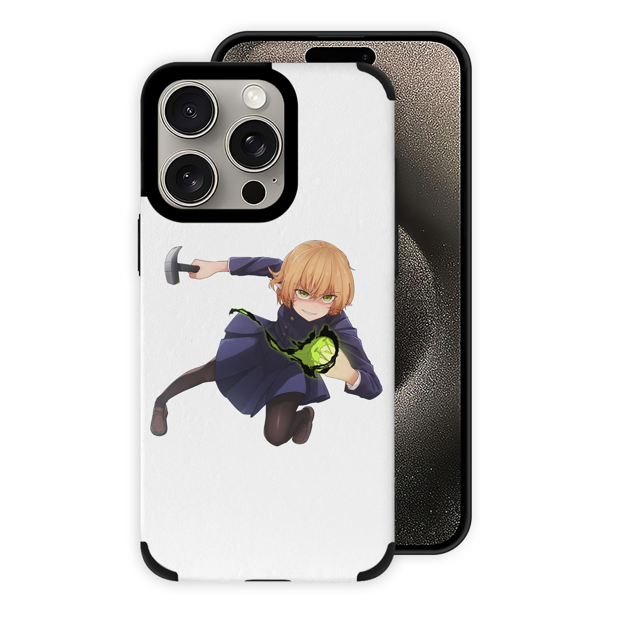 （画像用） 呪術廻戦 Jujutsu Kaisen 【iPhone15ProMax対応】 PUレザー スマホケース 耐衝撃＆黄変防止