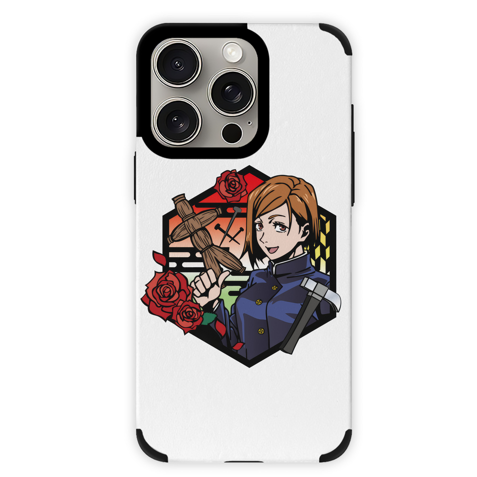 （画像用） 呪術廻戦 Jujutsu Kaisen 【iPhone15ProMax対応】 PUレザー スマホケース 耐衝撃＆黄変防止