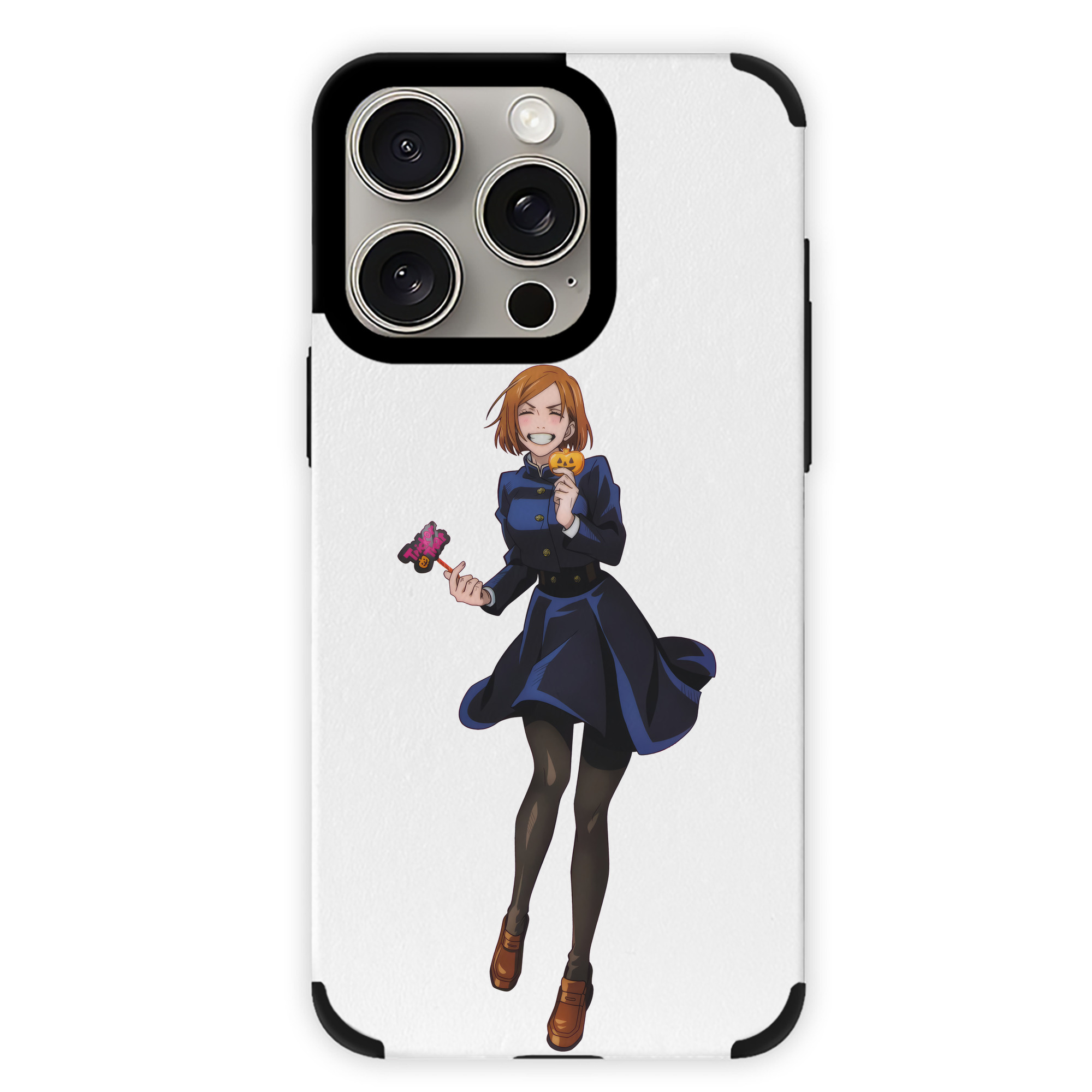 （画像用） 呪術廻戦 Jujutsu Kaisen 【iPhone15ProMax対応】 PUレザー スマホケース 耐衝撃＆黄変防止