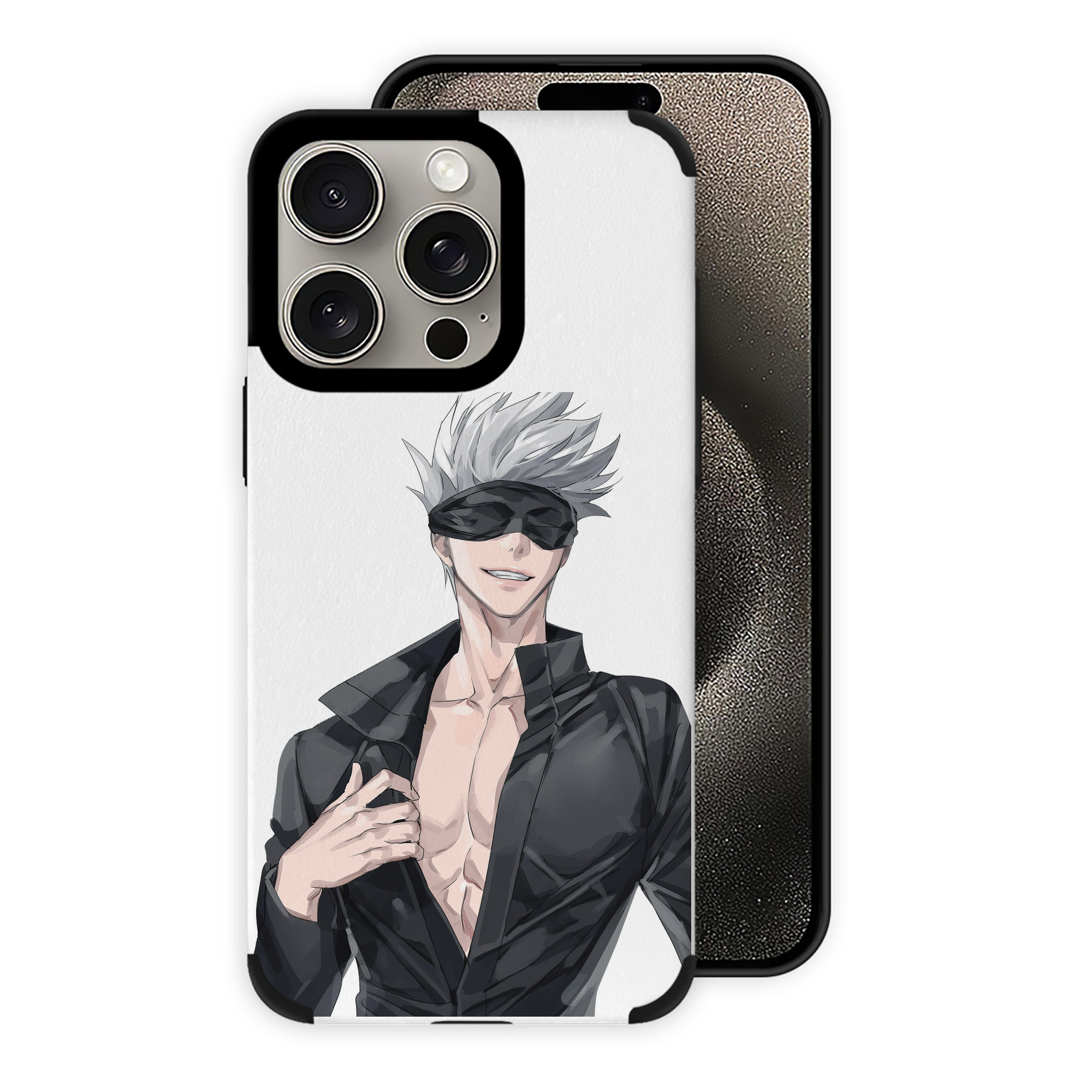（画像用） 呪術廻戦 Jujutsu Kaisen 【iPhone15ProMax対応】 PUレザー スマホケース 耐衝撃＆黄変防止