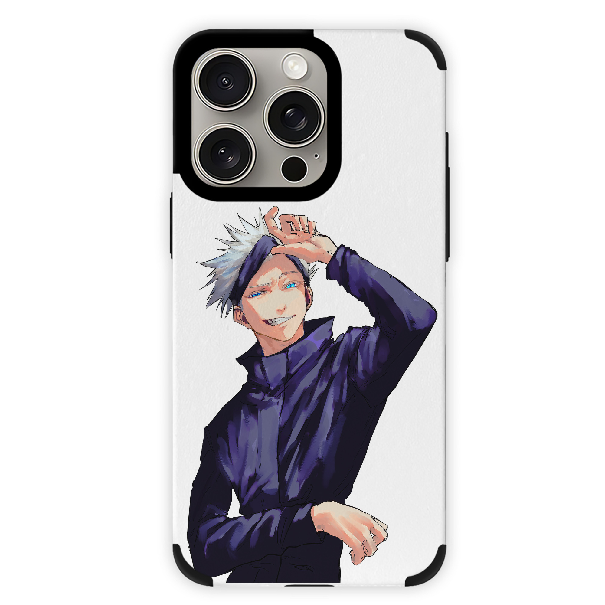 （画像用） 呪術廻戦 Jujutsu Kaisen 【iPhone15ProMax対応】 PUレザー スマホケース 耐衝撃＆黄変防止