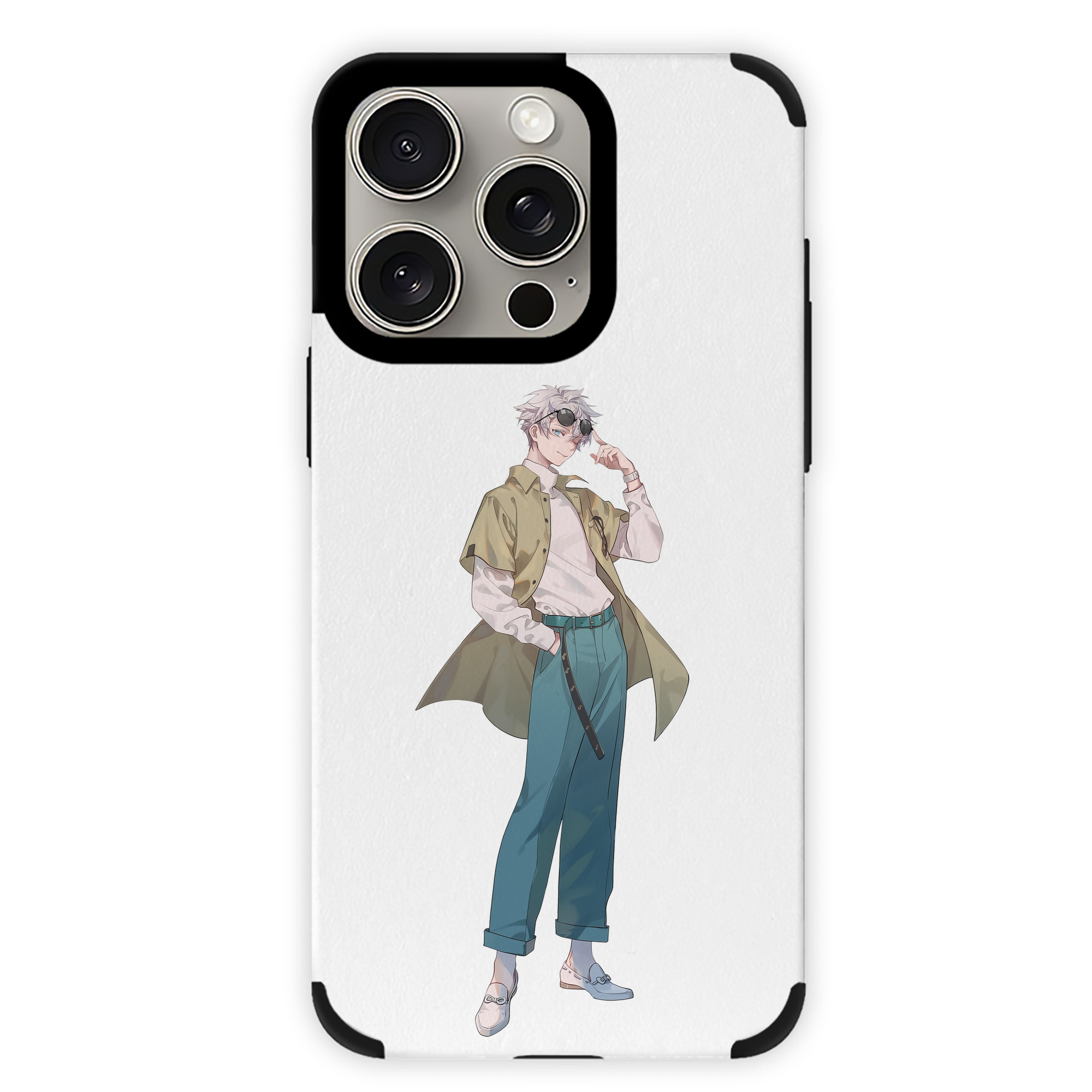 （画像用） 呪術廻戦 Jujutsu Kaisen 【iPhone15ProMax対応】 PUレザー スマホケース 耐衝撃＆黄変防止