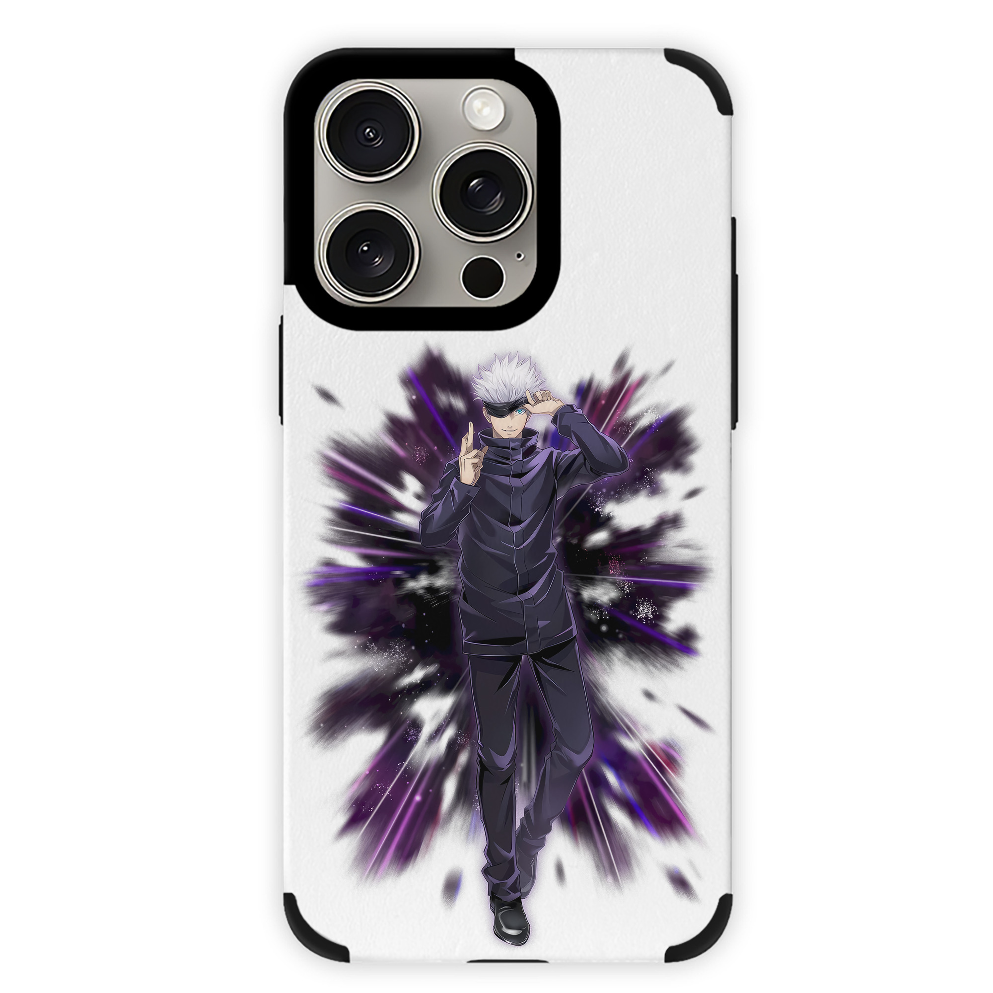 （画像用） 呪術廻戦 Jujutsu Kaisen 【iPhone15ProMax対応】 PUレザー スマホケース 耐衝撃＆黄変防止