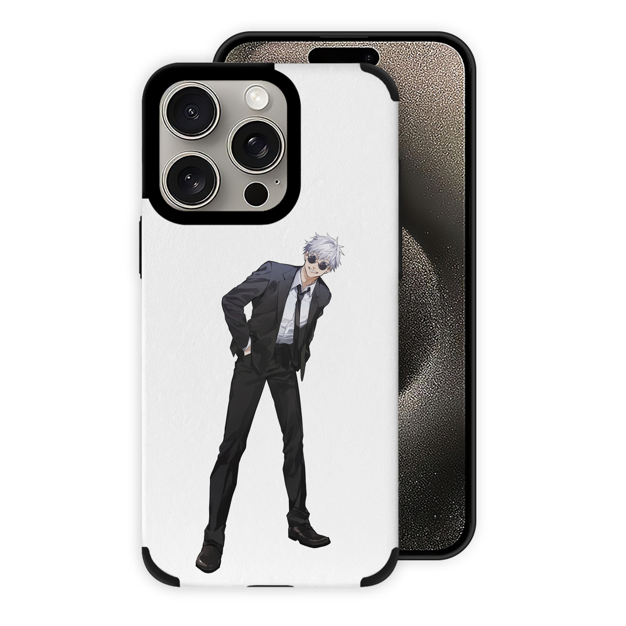 （画像用） 呪術廻戦 Jujutsu Kaisen 【iPhone15ProMax対応】 PUレザー スマホケース 耐衝撃＆黄変防止