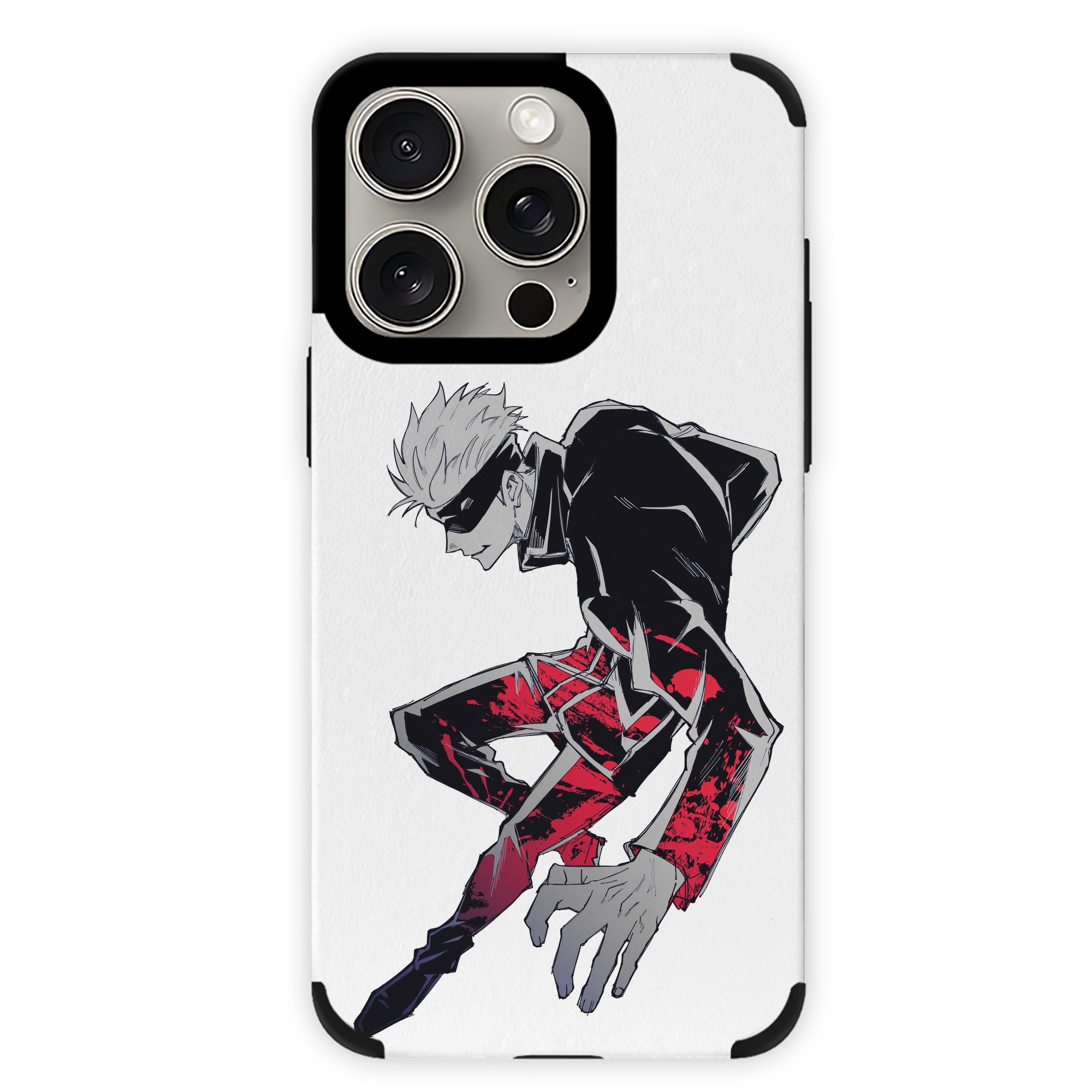 （画像用） 呪術廻戦 Jujutsu Kaisen 【iPhone15ProMax対応】 PUレザー スマホケース 耐衝撃＆黄変防止