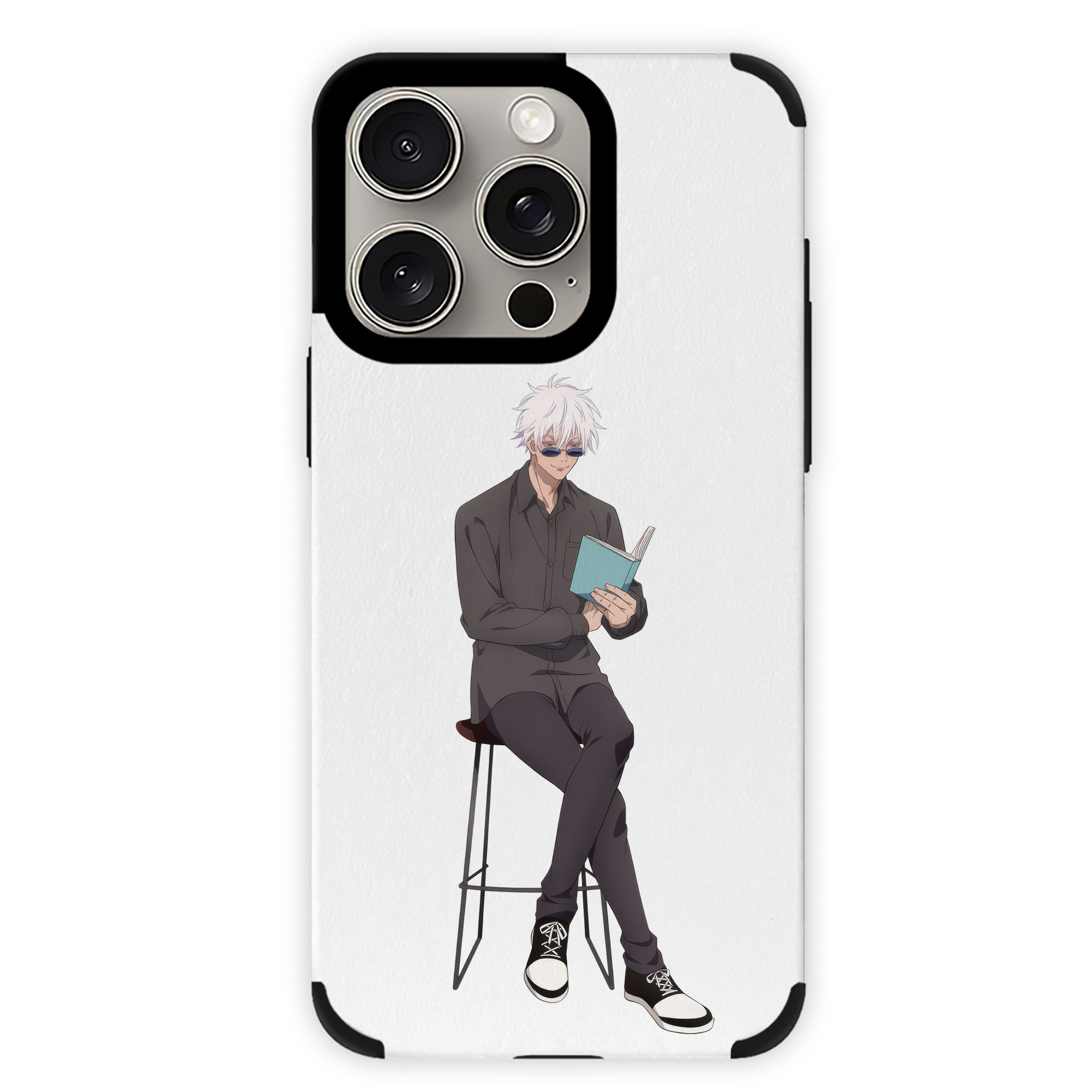 （画像用） 呪術廻戦 Jujutsu Kaisen 【iPhone15ProMax対応】 PUレザー スマホケース 耐衝撃＆黄変防止