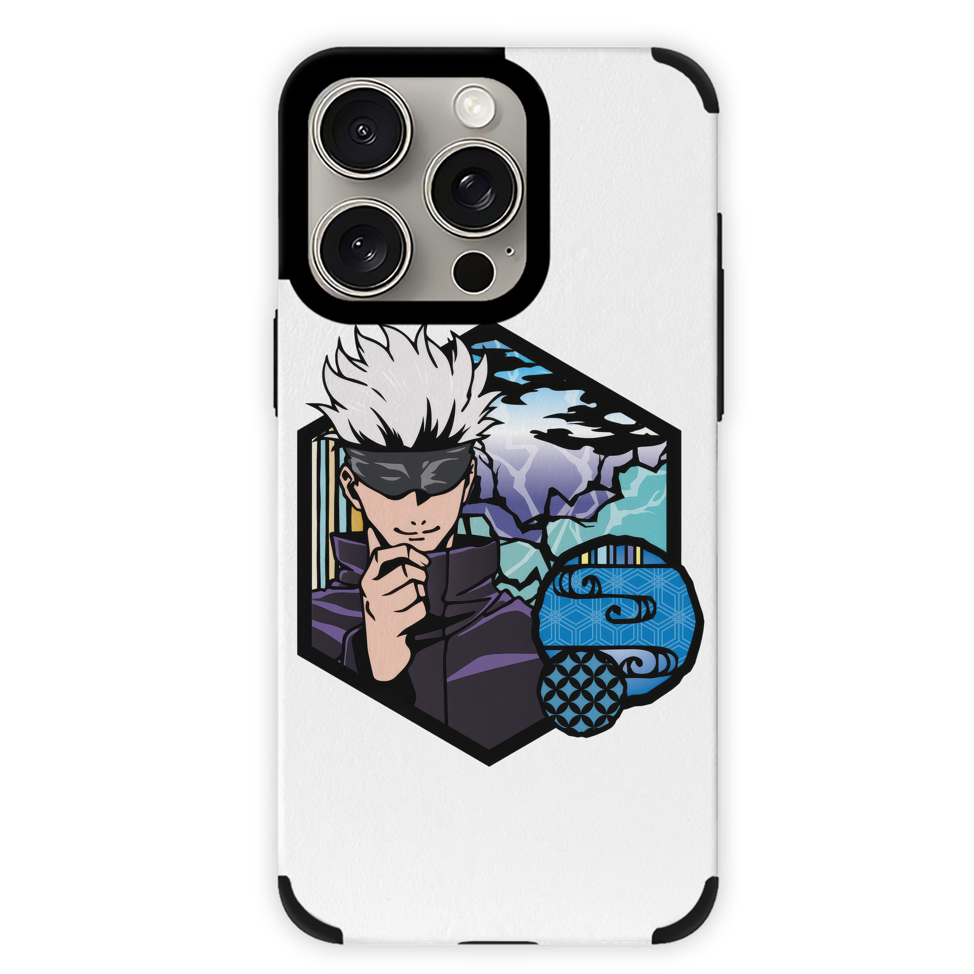 （画像用） 呪術廻戦 Jujutsu Kaisen 【iPhone15ProMax対応】 PUレザー スマホケース 耐衝撃＆黄変防止
