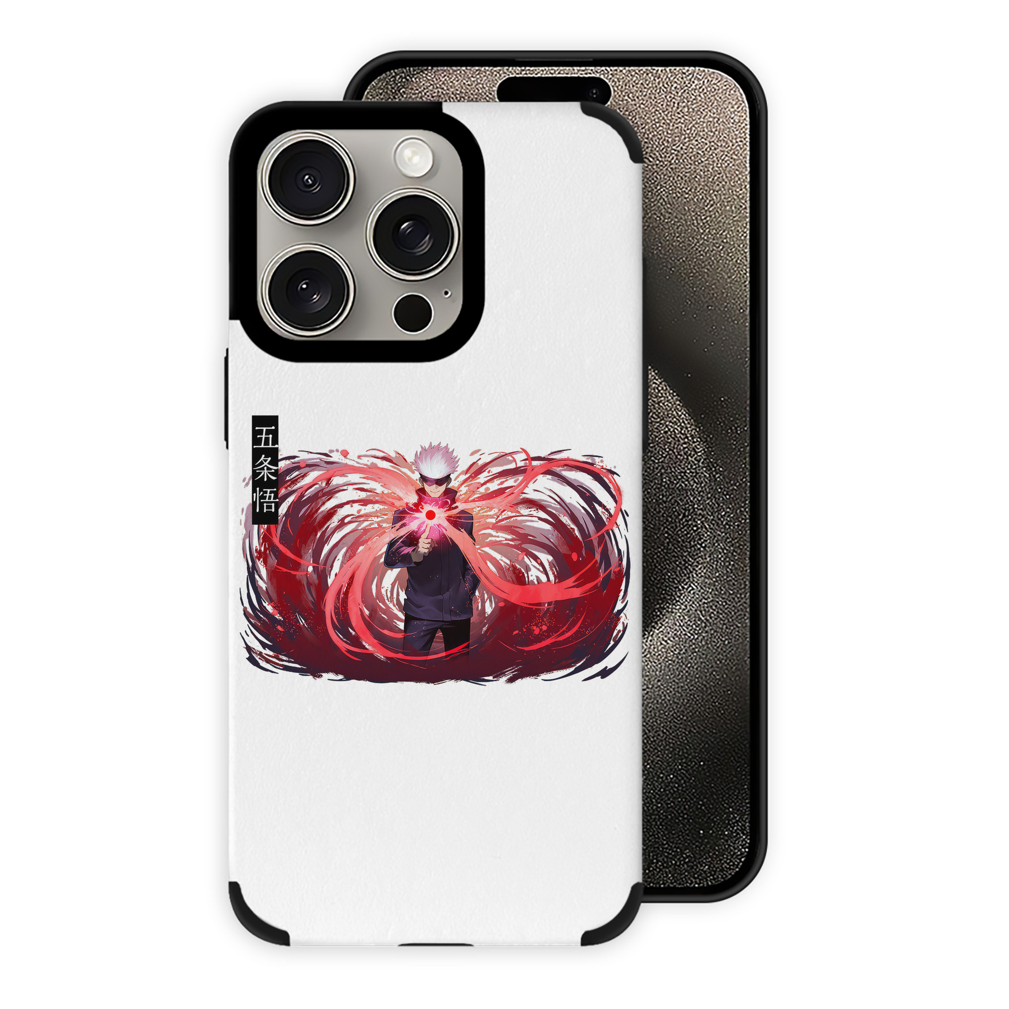（画像用） 呪術廻戦 Jujutsu Kaisen 【iPhone15ProMax対応】 PUレザー スマホケース 耐衝撃＆黄変防止