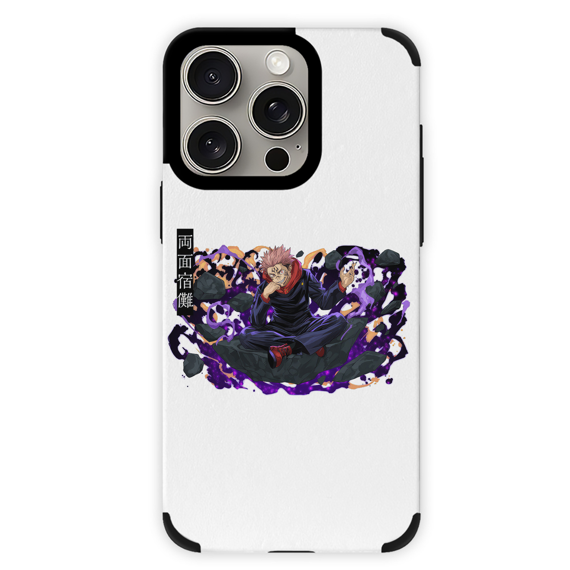 （画像用） 呪術廻戦 Jujutsu Kaisen 【iPhone15ProMax対応】 PUレザー スマホケース 耐衝撃＆黄変防止