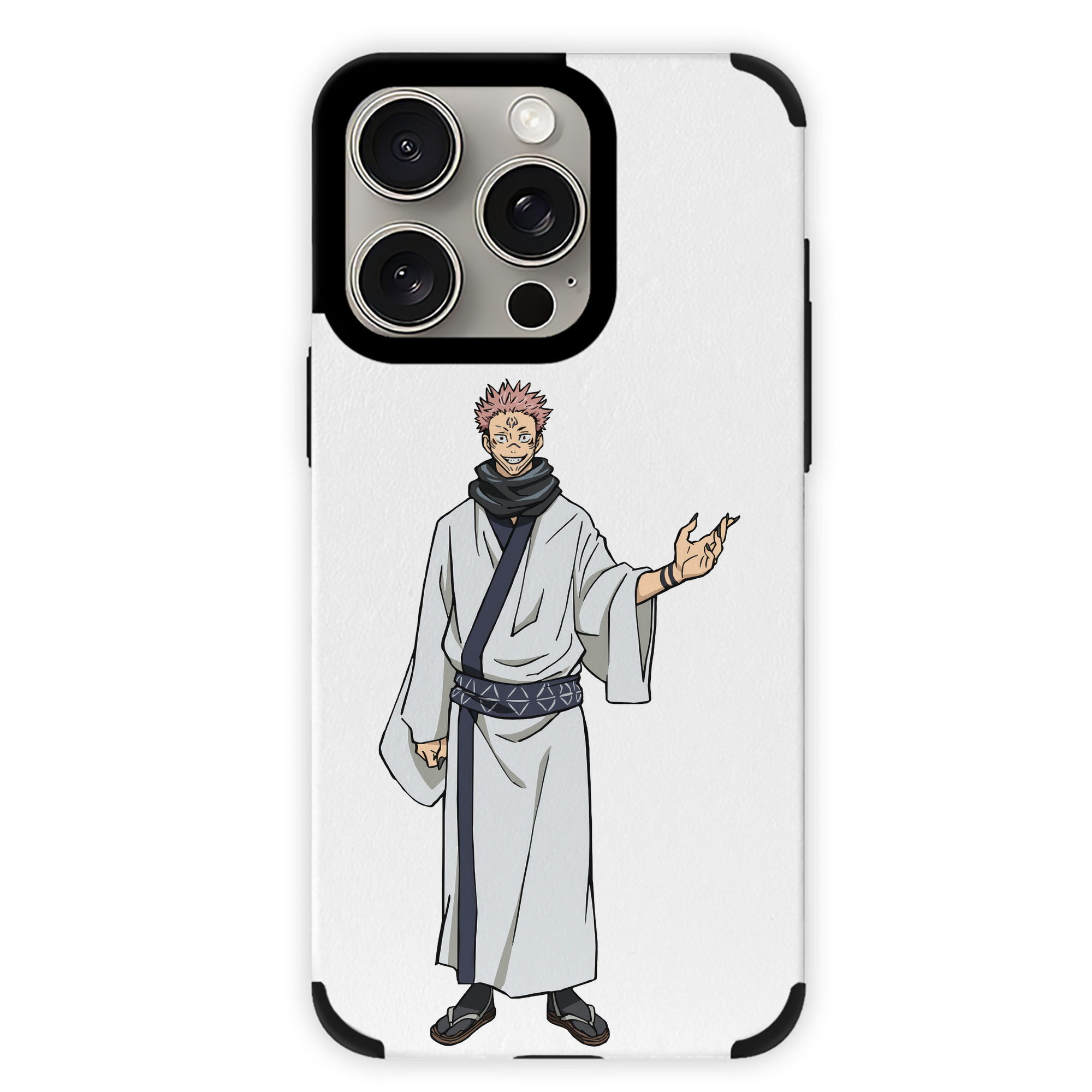 （画像用） 呪術廻戦 Jujutsu Kaisen 【iPhone15ProMax対応】 PUレザー スマホケース 耐衝撃＆黄変防止