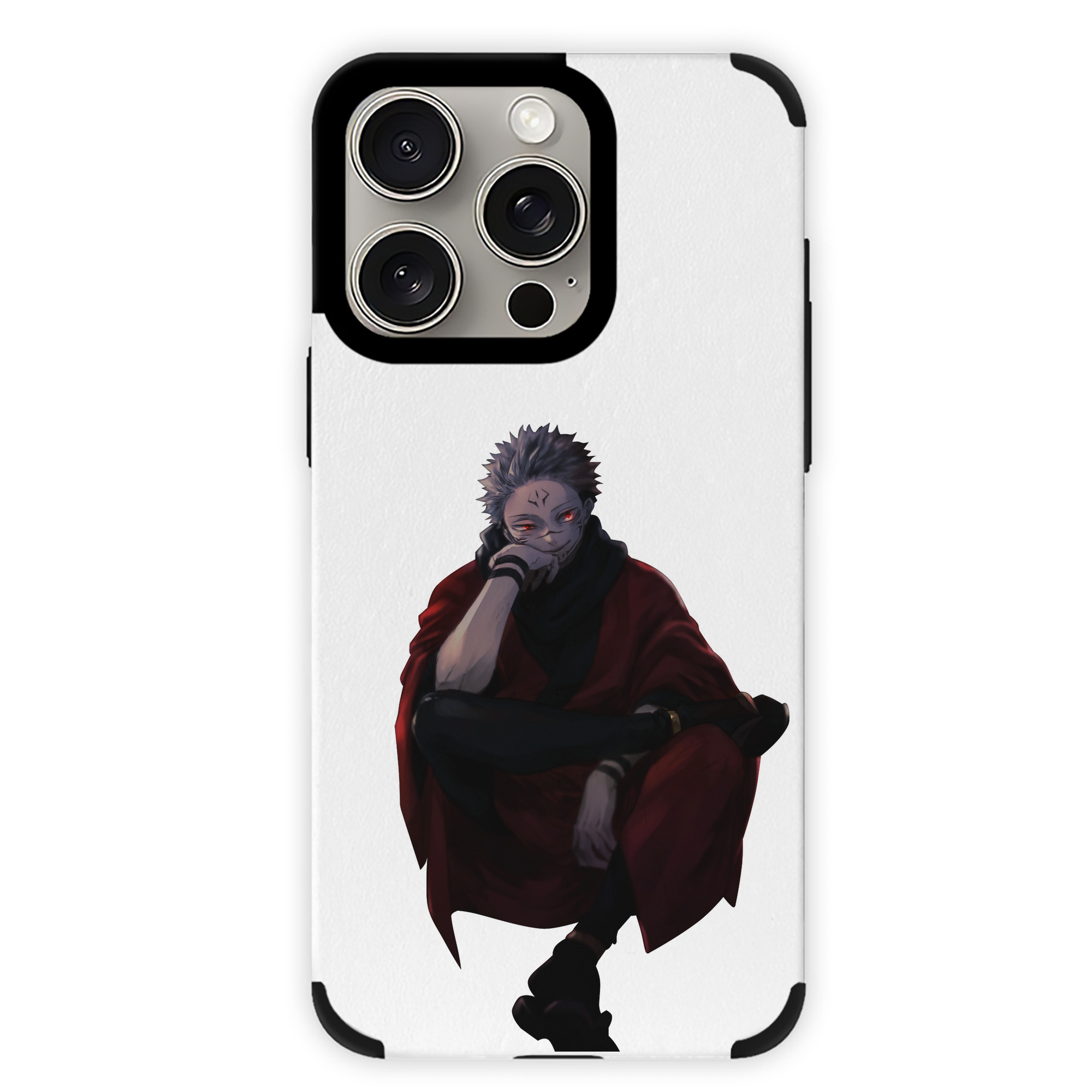 （画像用） 呪術廻戦 Jujutsu Kaisen 【iPhone15ProMax対応】 PUレザー スマホケース 耐衝撃＆黄変防止