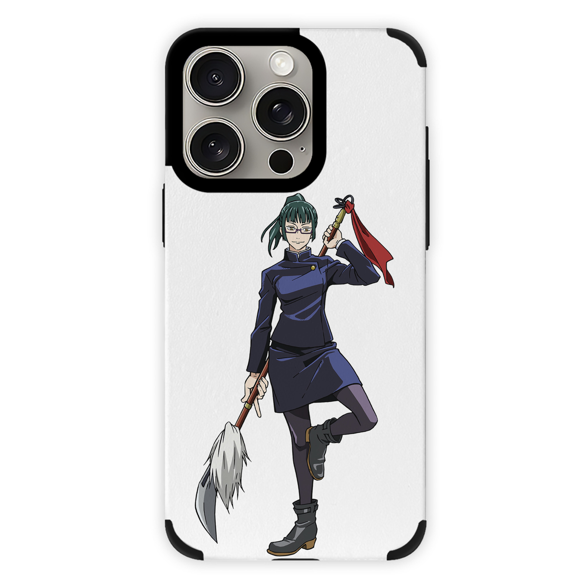 （画像用） 呪術廻戦 Jujutsu Kaisen 【iPhone15ProMax対応】 PUレザー スマホケース 耐衝撃＆黄変防止