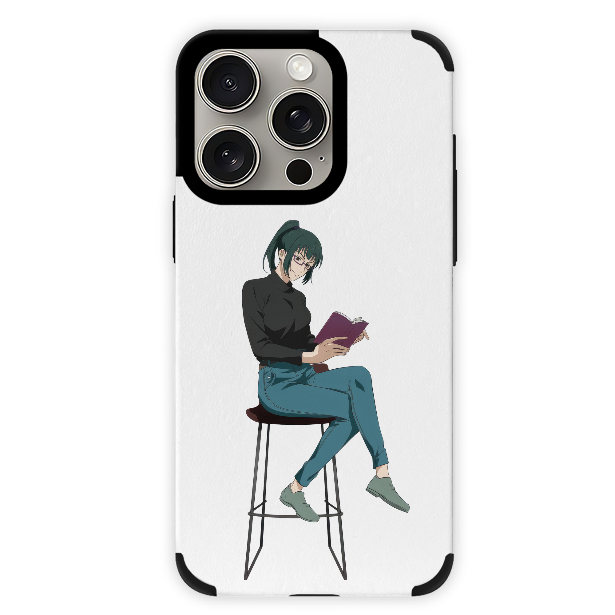 （画像用） 呪術廻戦 Jujutsu Kaisen 【iPhone15ProMax対応】 PUレザー スマホケース 耐衝撃＆黄変防止