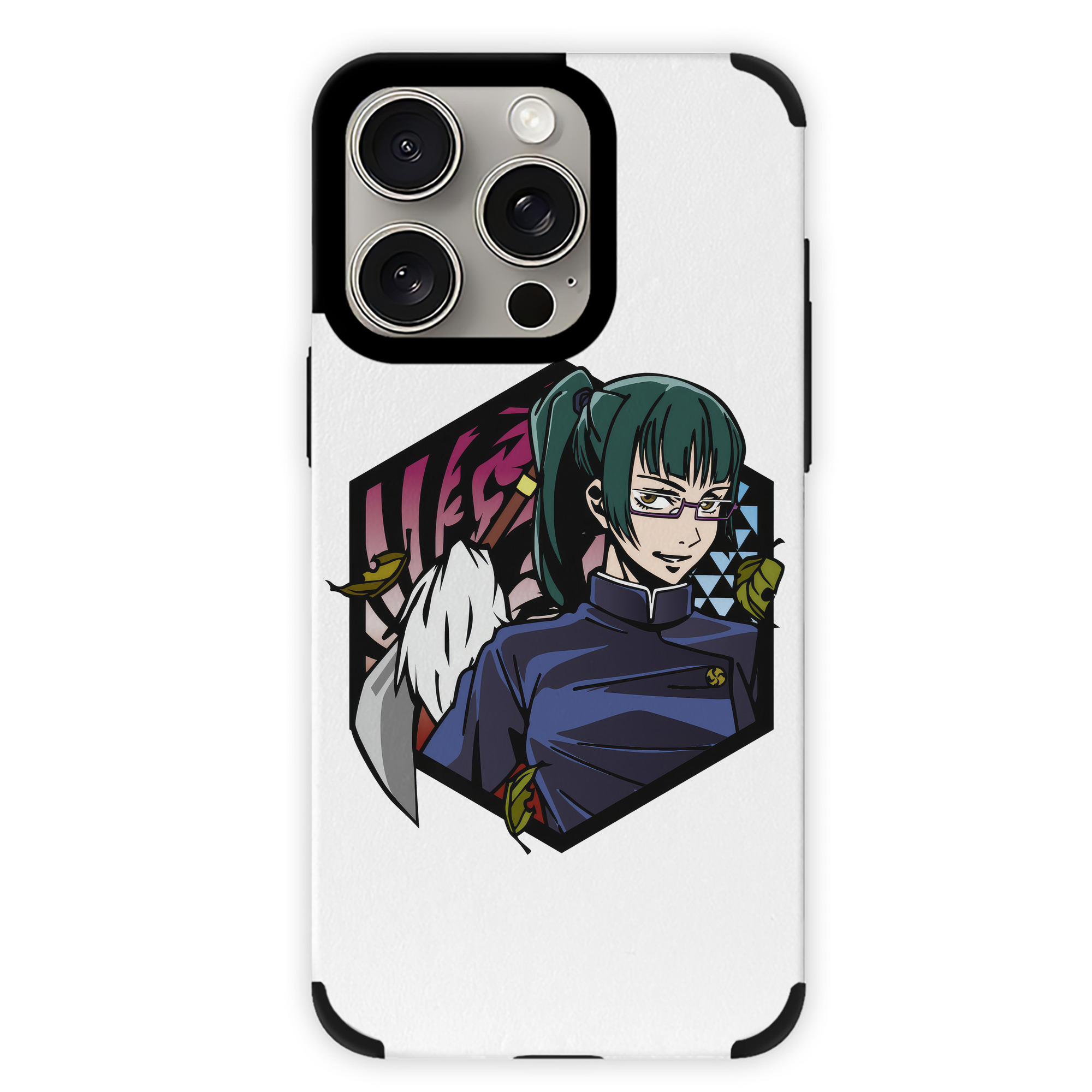 （画像用） 呪術廻戦 Jujutsu Kaisen 【iPhone15ProMax対応】 PUレザー スマホケース 耐衝撃＆黄変防止