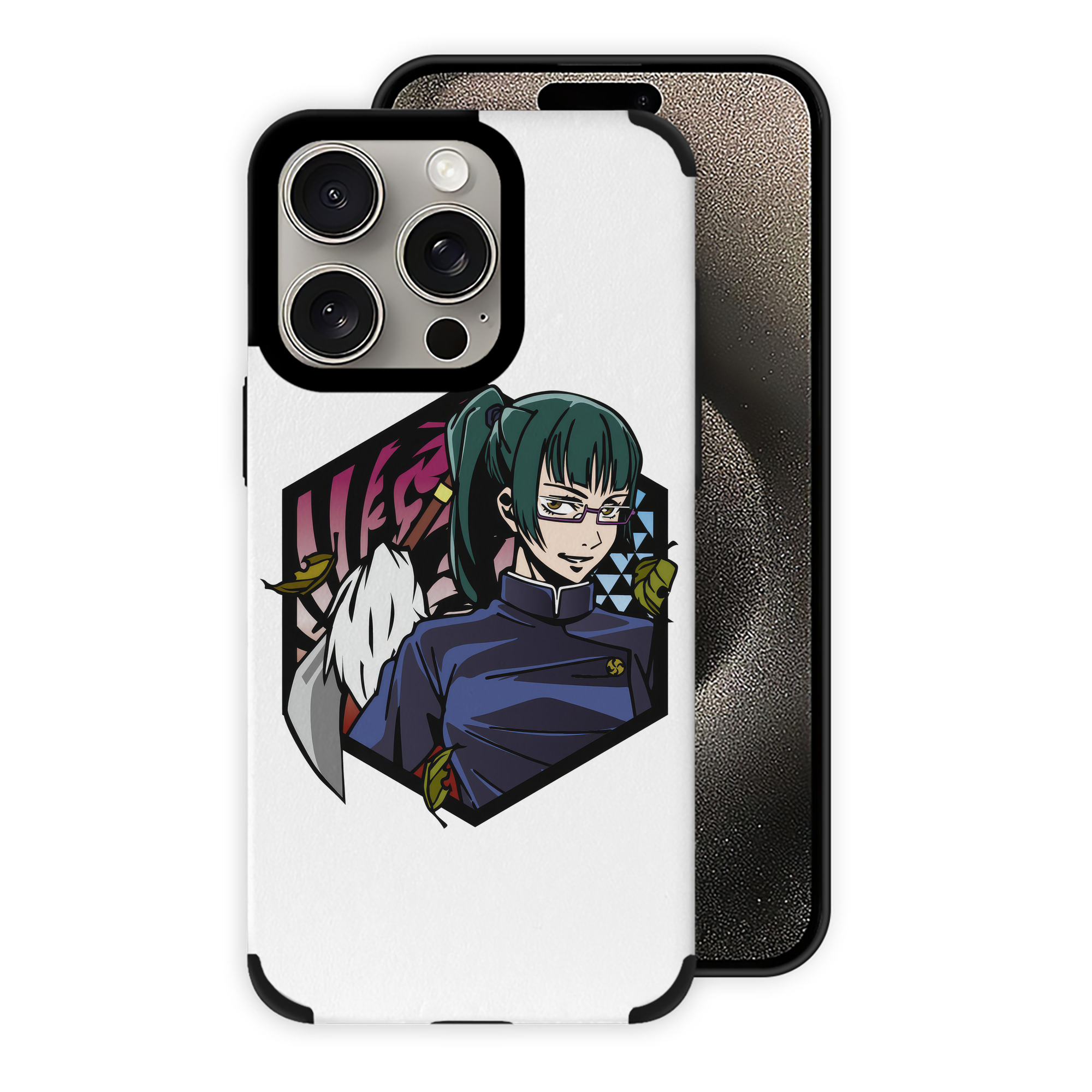 （画像用） 呪術廻戦 Jujutsu Kaisen 【iPhone15ProMax対応】 PUレザー スマホケース 耐衝撃＆黄変防止