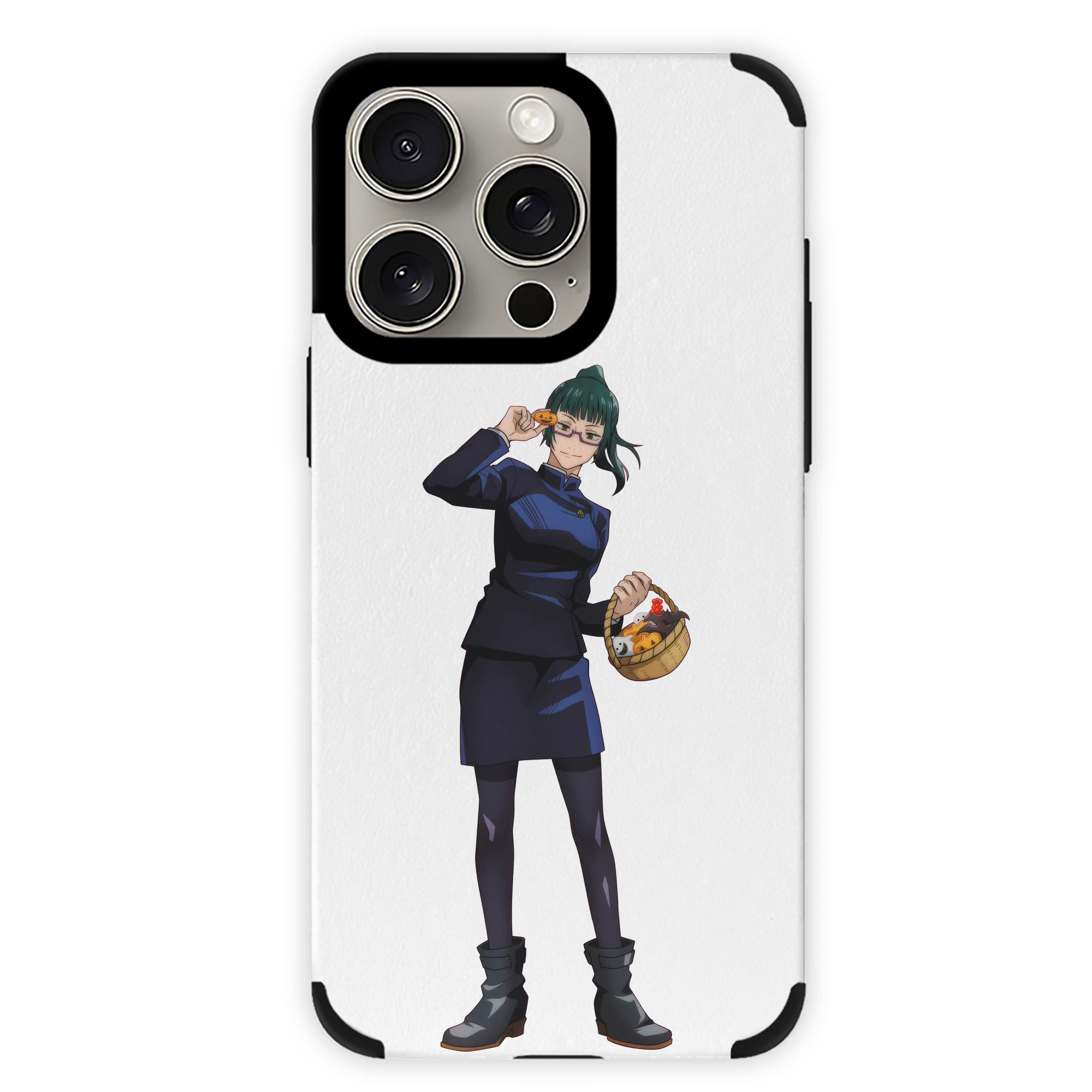 （画像用） 呪術廻戦 Jujutsu Kaisen 【iPhone15ProMax対応】 PUレザー スマホケース 耐衝撃＆黄変防止