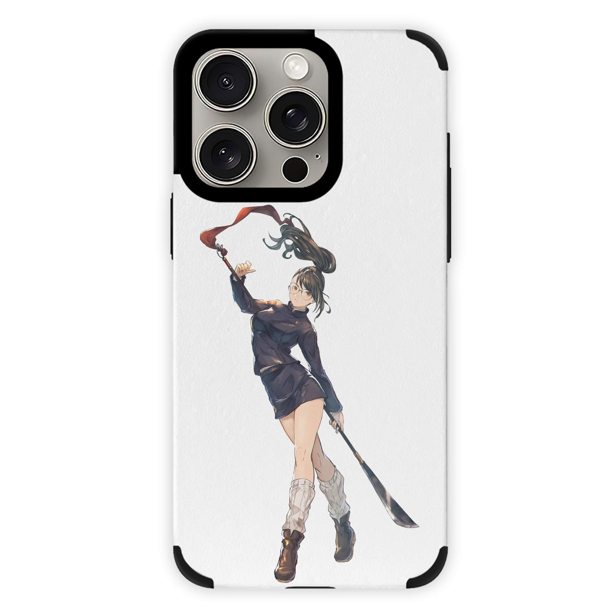 （画像用） 呪術廻戦 Jujutsu Kaisen 【iPhone15ProMax対応】 PUレザー スマホケース 耐衝撃＆黄変防止