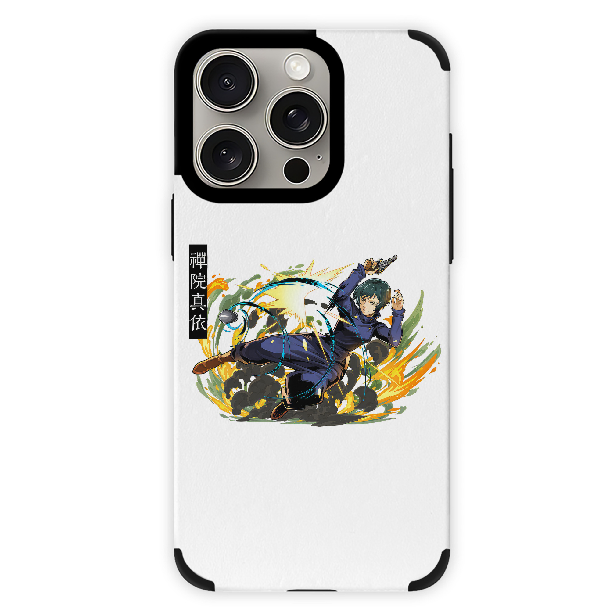 （画像用） 呪術廻戦 Jujutsu Kaisen 【iPhone15ProMax対応】 PUレザー スマホケース 耐衝撃＆黄変防止