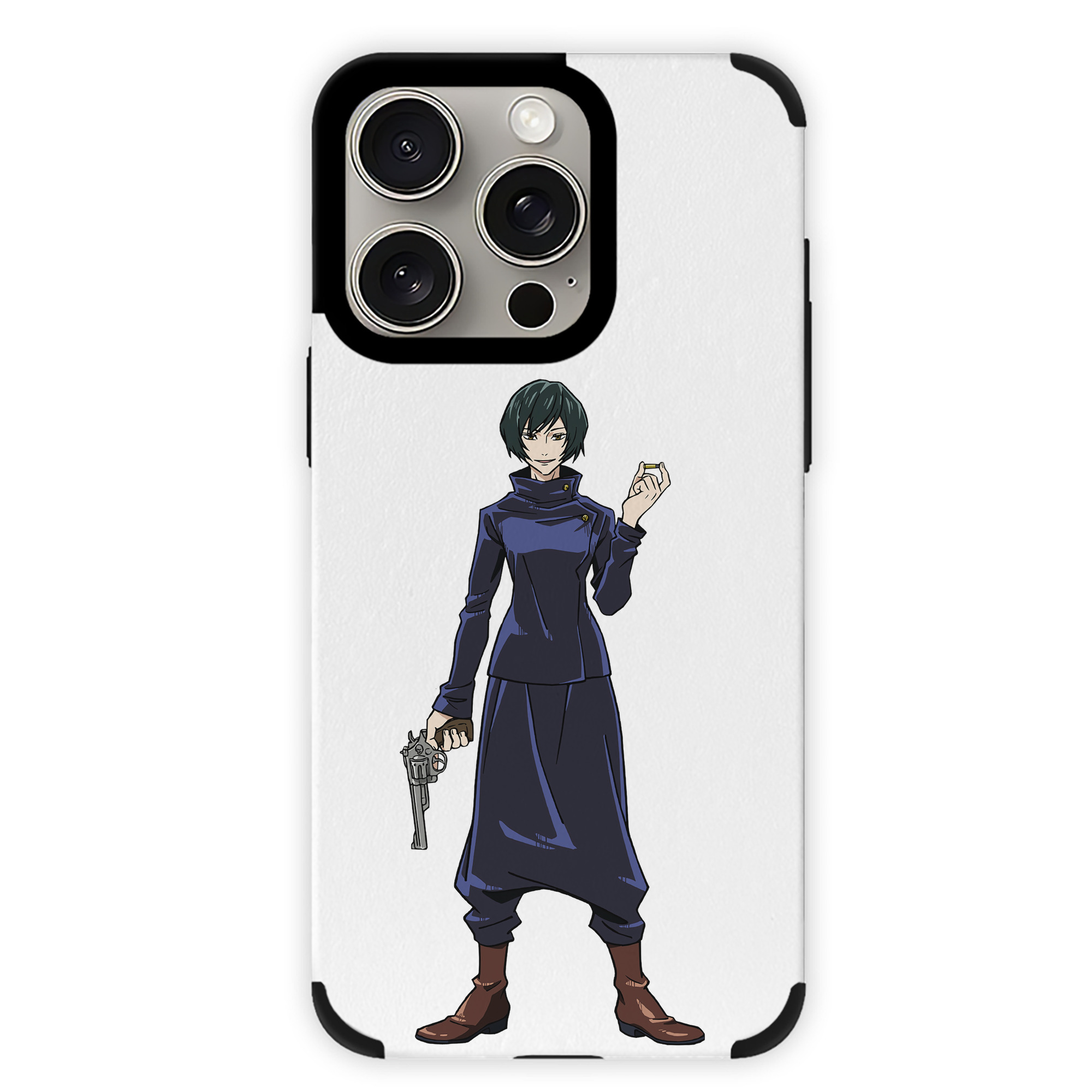 （画像用） 呪術廻戦 Jujutsu Kaisen 【iPhone15ProMax対応】 PUレザー スマホケース 耐衝撃＆黄変防止