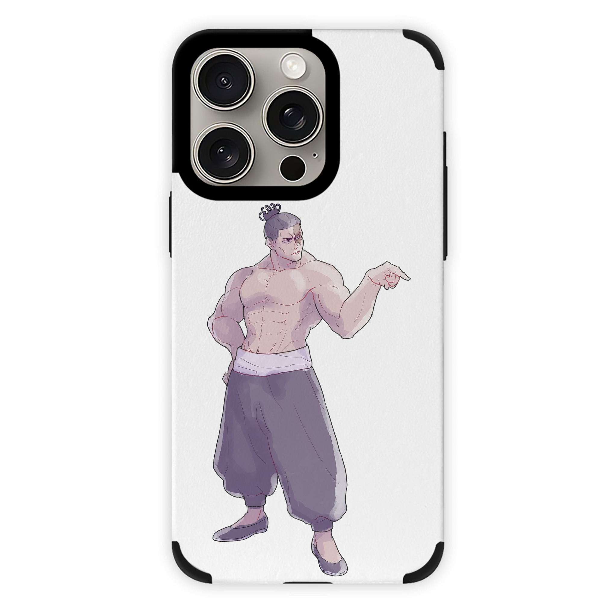 （画像用） 呪術廻戦 Jujutsu Kaisen 【iPhone15ProMax対応】 PUレザー スマホケース 耐衝撃＆黄変防止