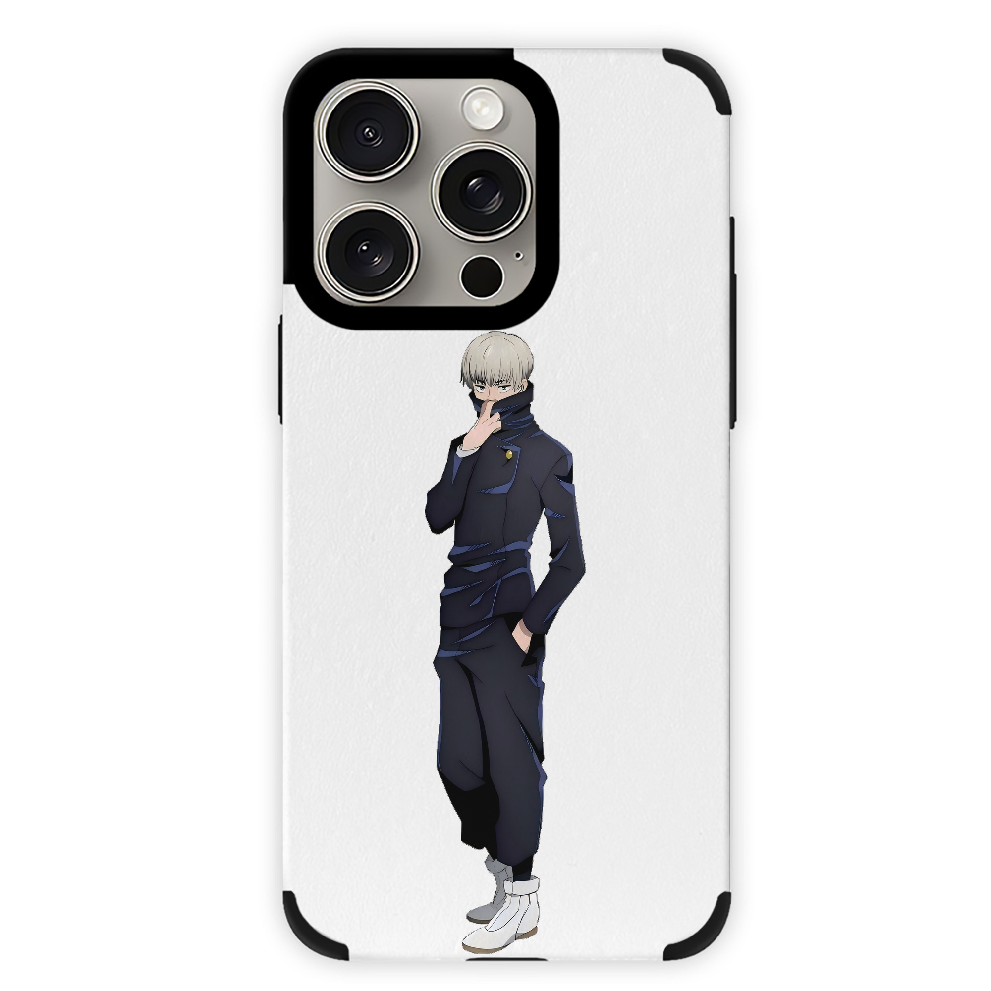 （画像用） 呪術廻戦 Jujutsu Kaisen 【iPhone15ProMax対応】 PUレザー スマホケース 耐衝撃＆黄変防止