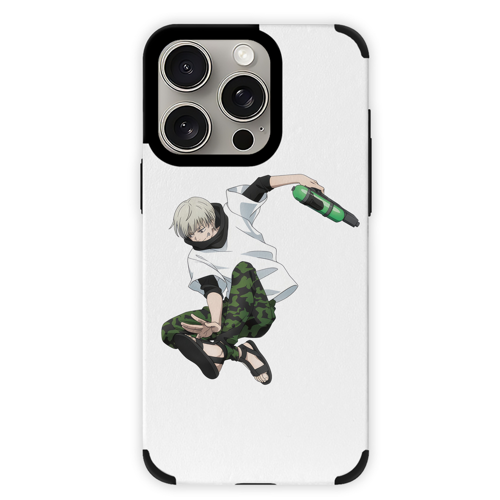 （画像用） 呪術廻戦 Jujutsu Kaisen 【iPhone15ProMax対応】 PUレザー スマホケース 耐衝撃＆黄変防止