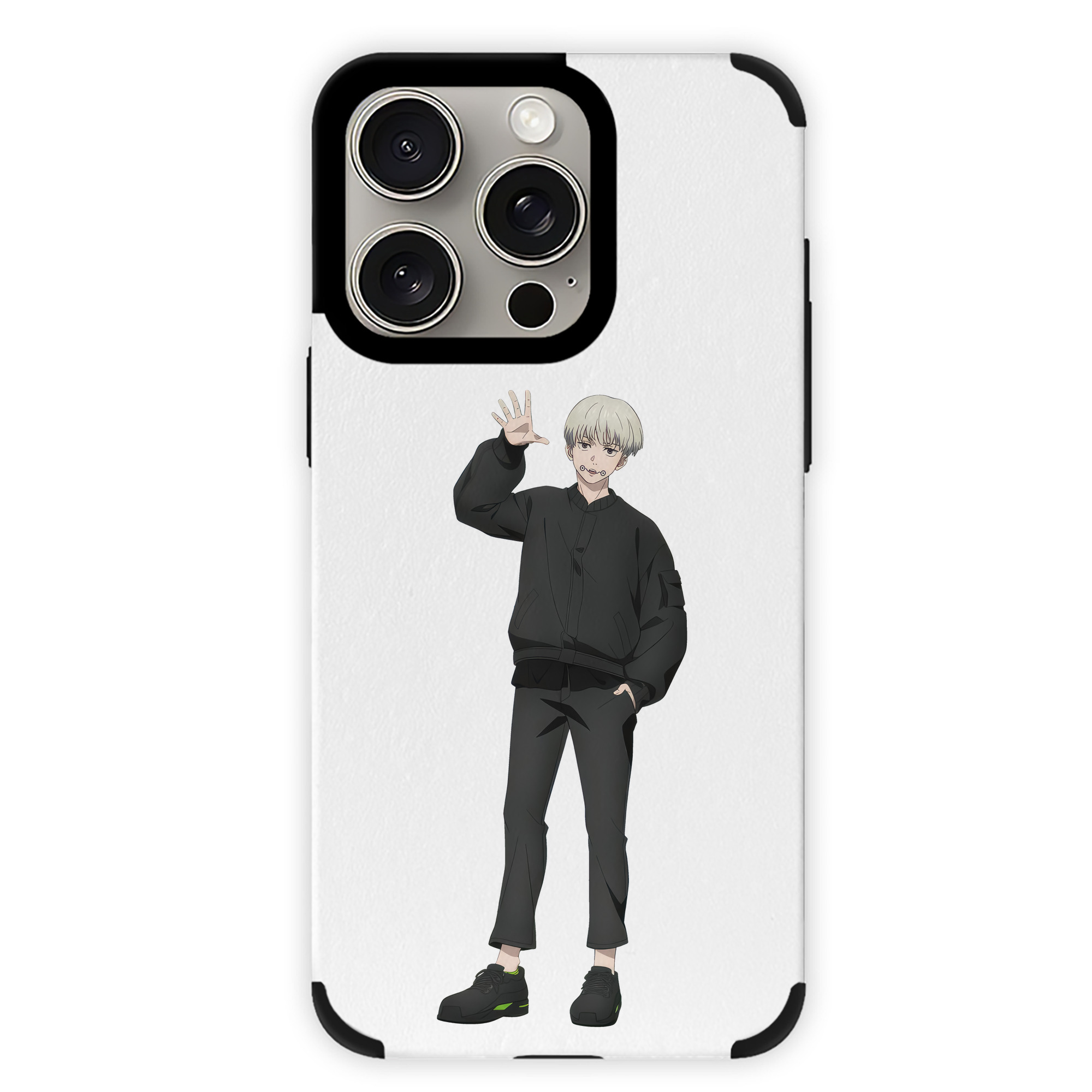 （画像用） 呪術廻戦 Jujutsu Kaisen 【iPhone15ProMax対応】 PUレザー スマホケース 耐衝撃＆黄変防止