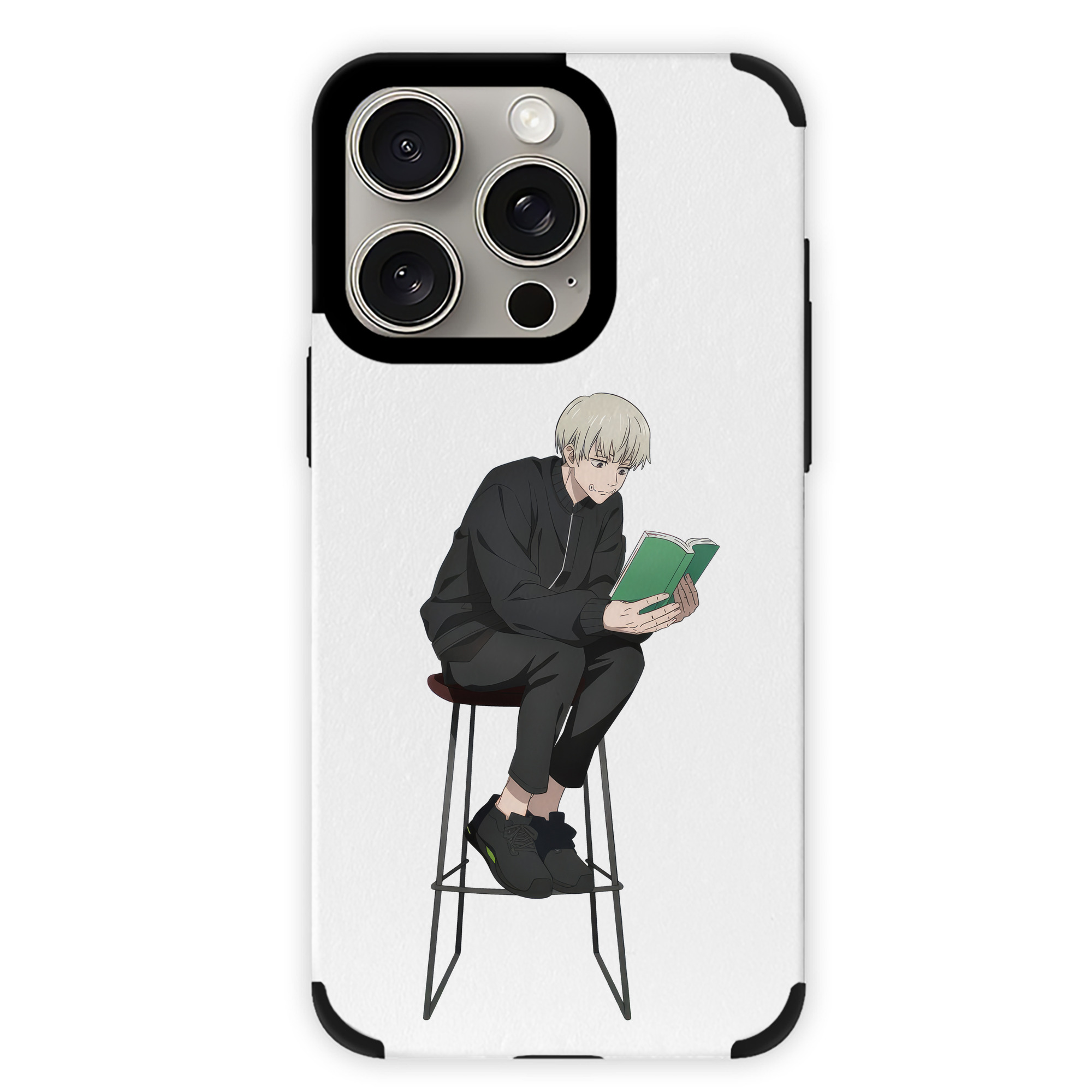 （画像用） 呪術廻戦 Jujutsu Kaisen 【iPhone15ProMax対応】 PUレザー スマホケース 耐衝撃＆黄変防止