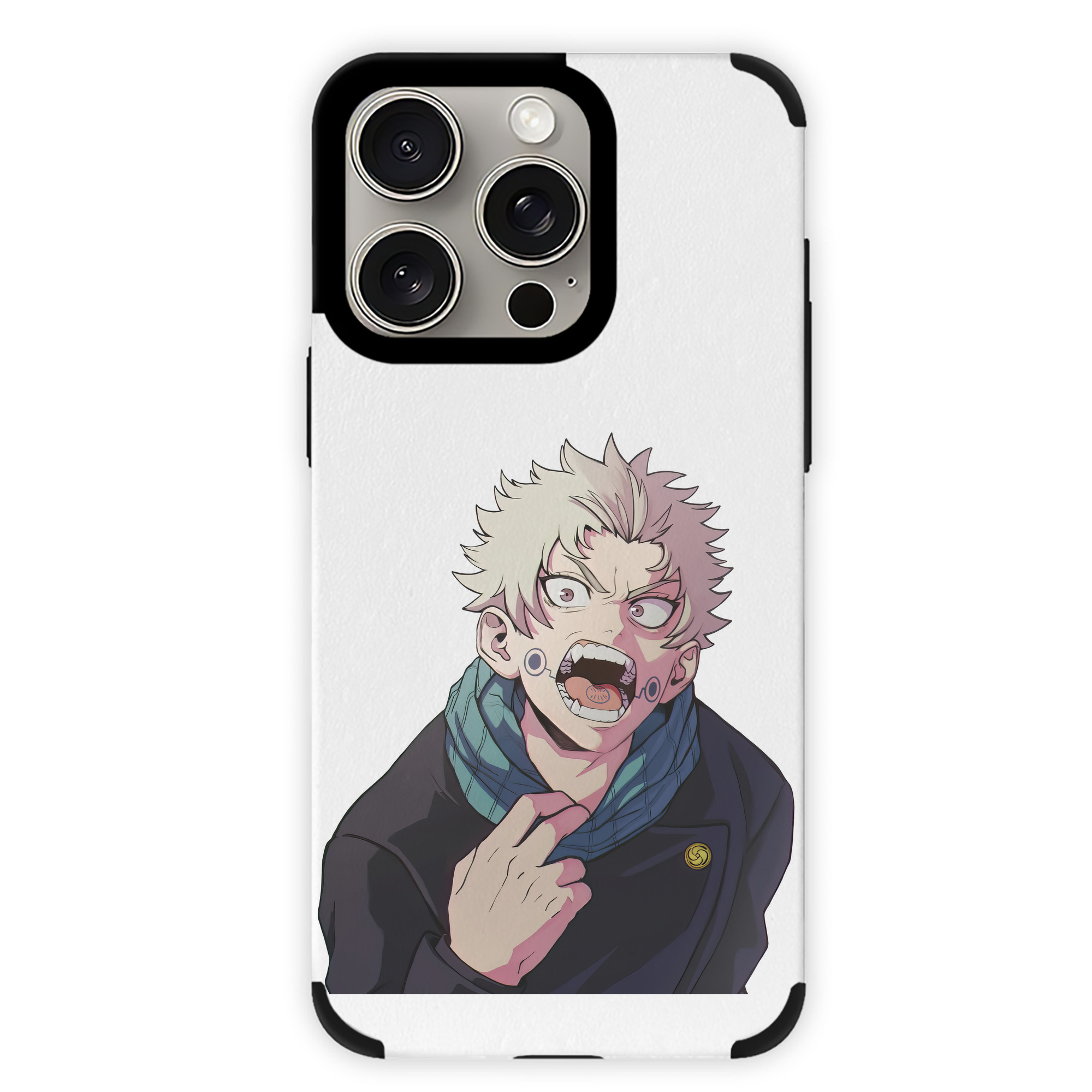 （画像用） 呪術廻戦 Jujutsu Kaisen 【iPhone15ProMax対応】 PUレザー スマホケース 耐衝撃＆黄変防止
