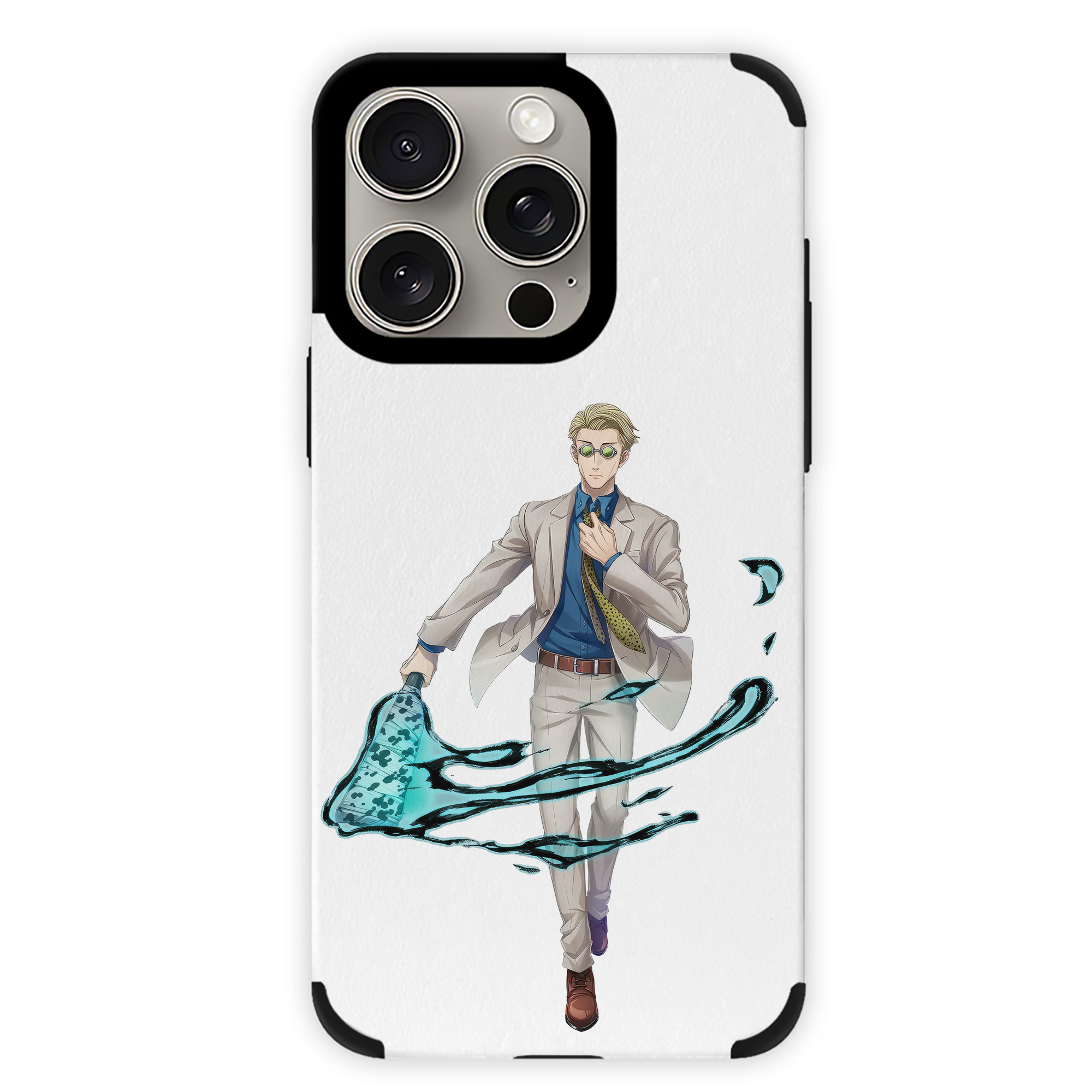 （画像用） 呪術廻戦 Jujutsu Kaisen 【iPhone15ProMax対応】 PUレザー スマホケース 耐衝撃＆黄変防止